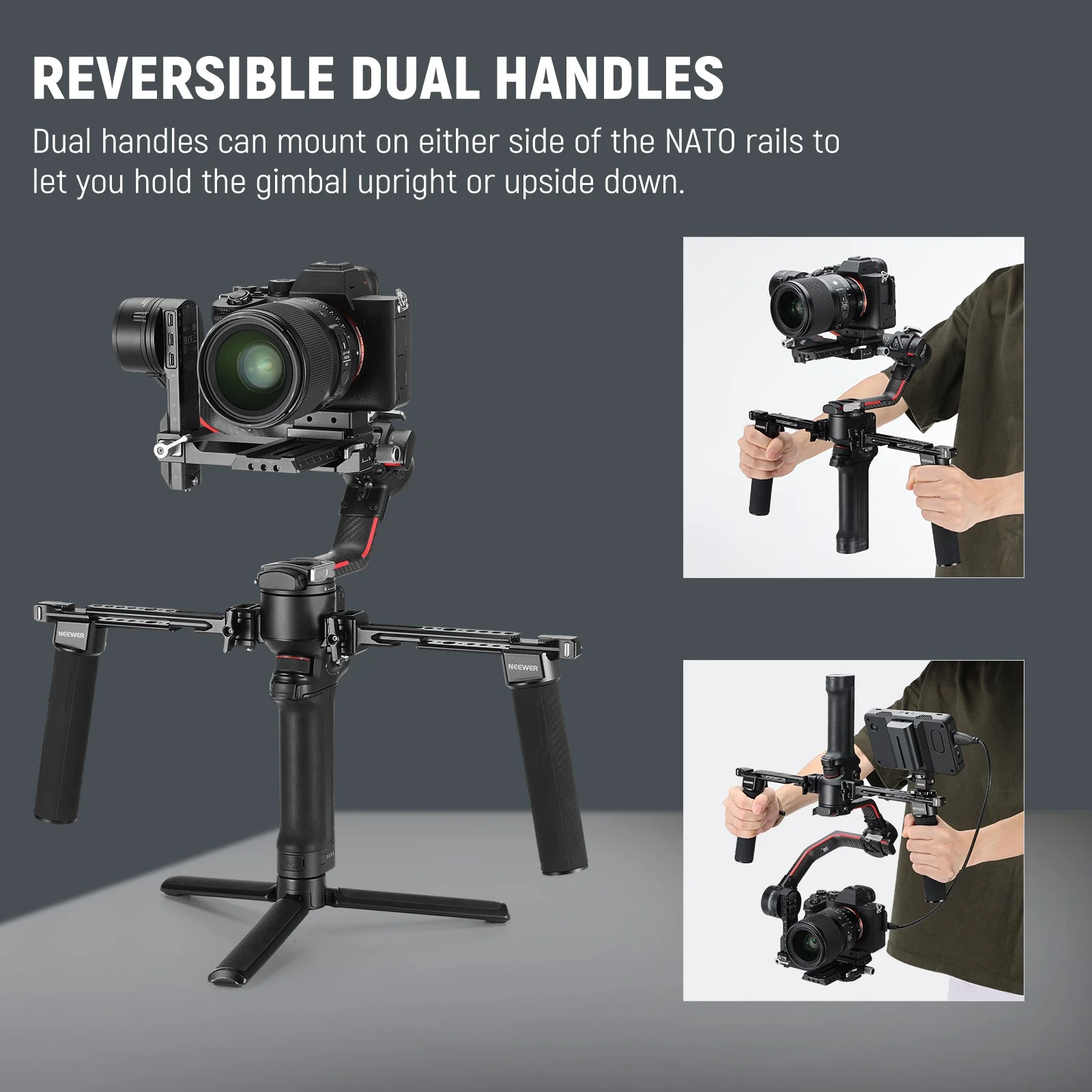 NEEWER GA006 Dual Handgriff für DJI Gimbals - Image 7