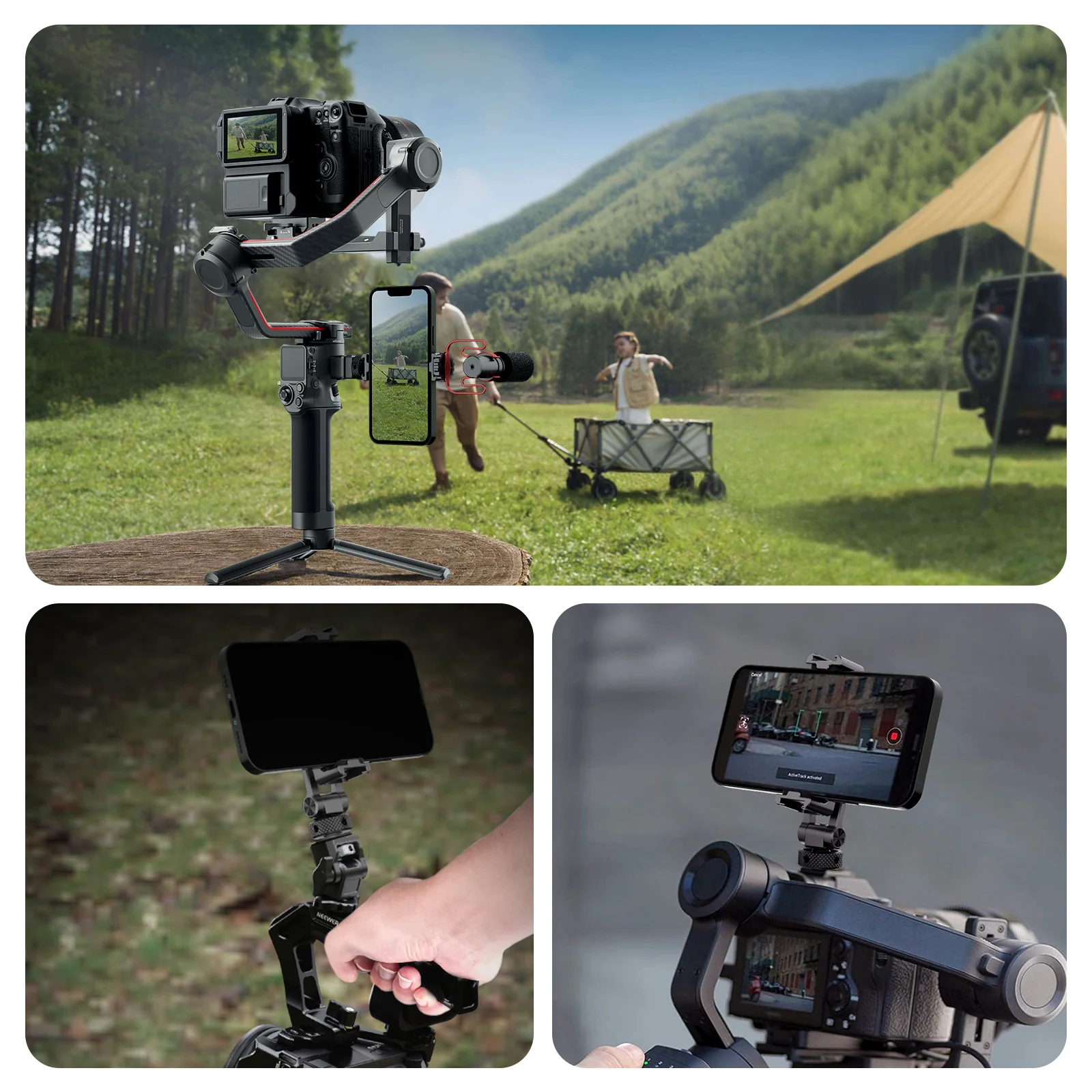 NEEWER GA010 Metall Telefonstativhalterung Für DJI RS 2 RSC 2 RS 3 4 Pro - Image 15