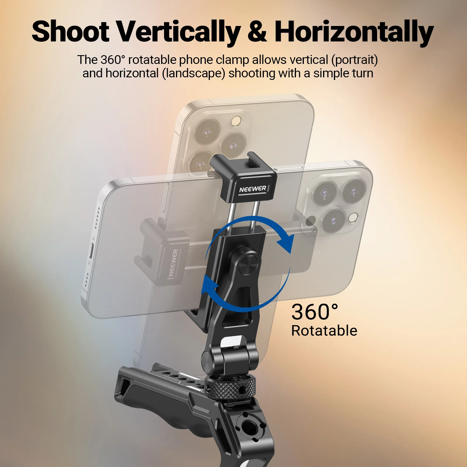 NEEWER GA010 Metall Telefonstativhalterung Für DJI RS 2 RSC 2 RS 3 4 Pro - Image 4