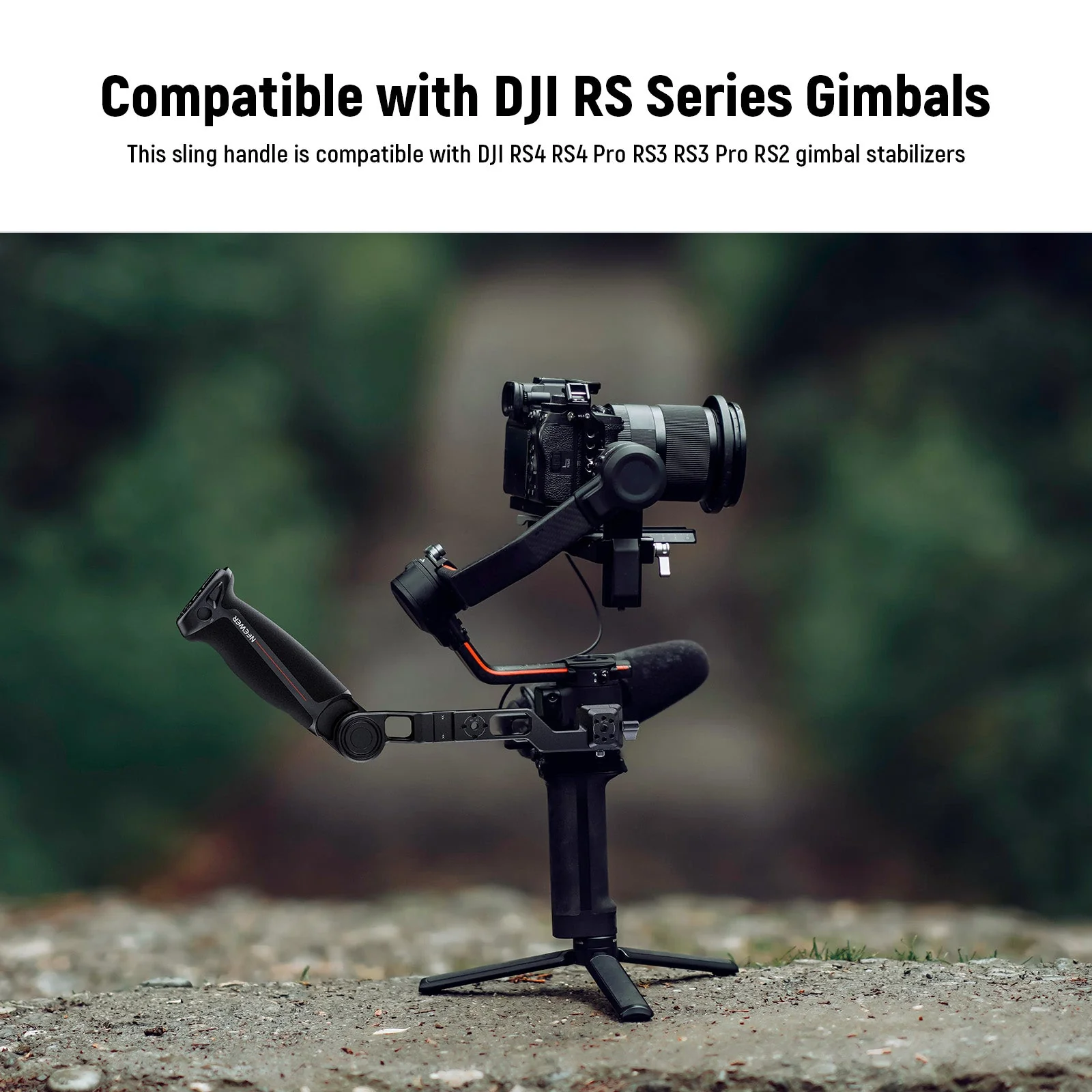 NEEWER GA020 Gimbal Sling Handgriff mit NATO & QD für DJI RS4 RS4 Pro RS3 RS3 Pro RS2 - Image 2