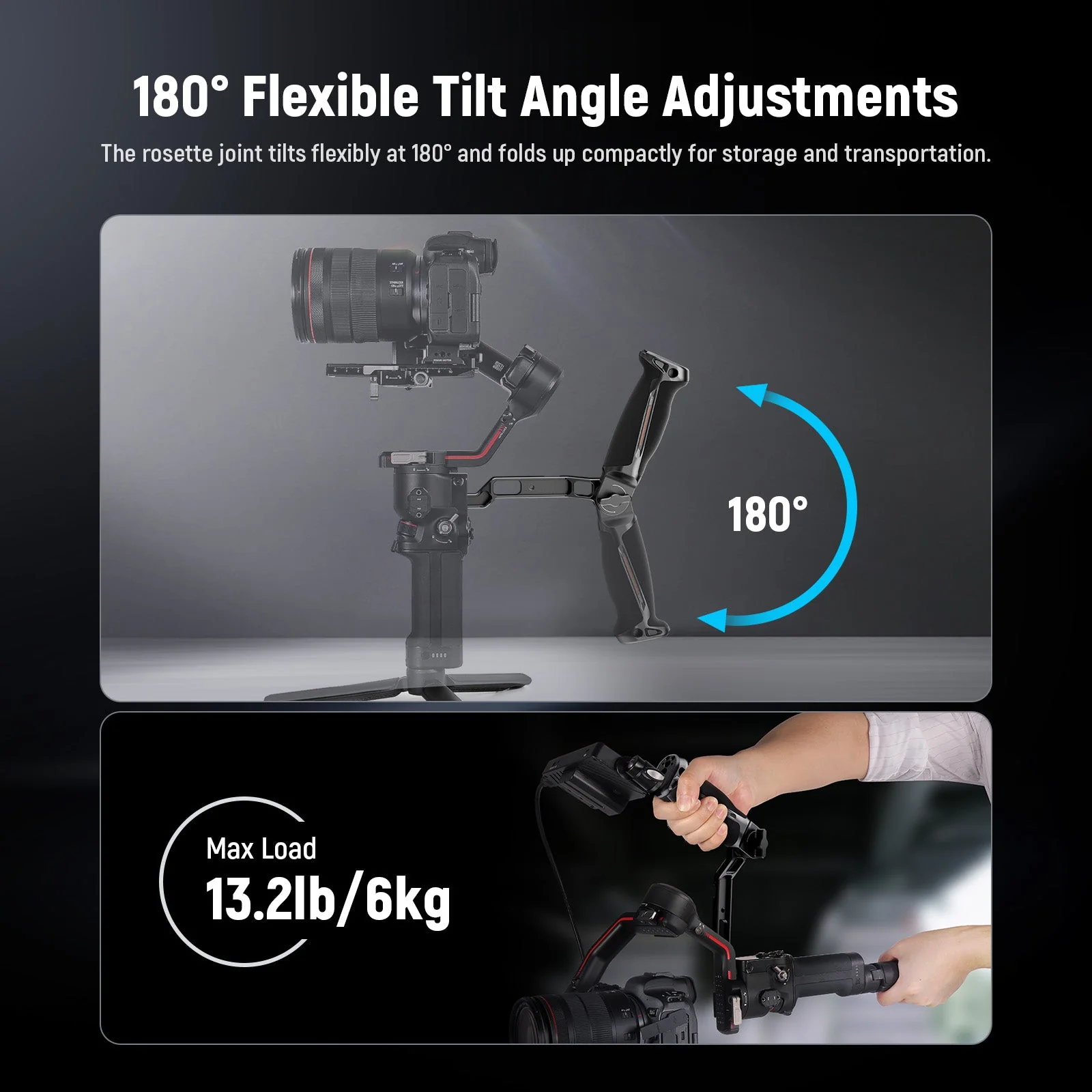 NEEWER GA020 Gimbal Sling Handgriff mit NATO & QD für DJI RS4 RS4 Pro RS3 RS3 Pro RS2 - Image 5