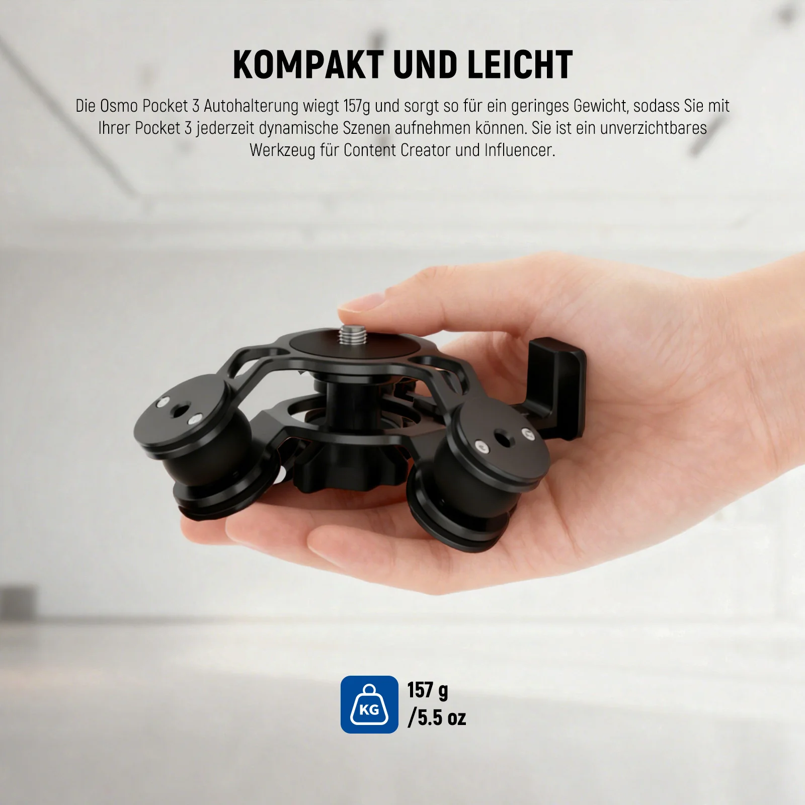 NEEWER GA023 Shock Stoßdämpferhalterung für DJI Osmo Pocket 3 - Image 6