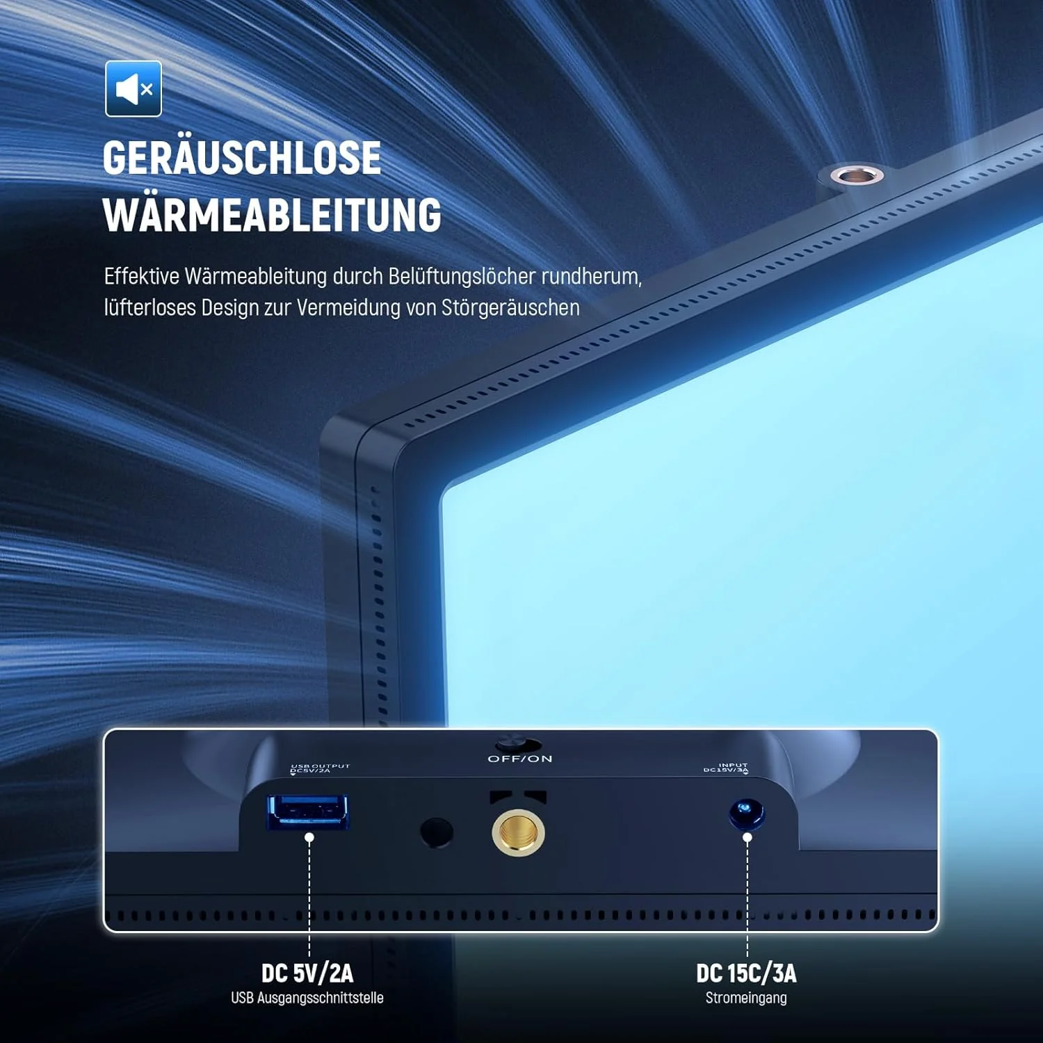 NEEWER GL25C LED RGB Streaming-Hauptlicht Key Light - Image 4