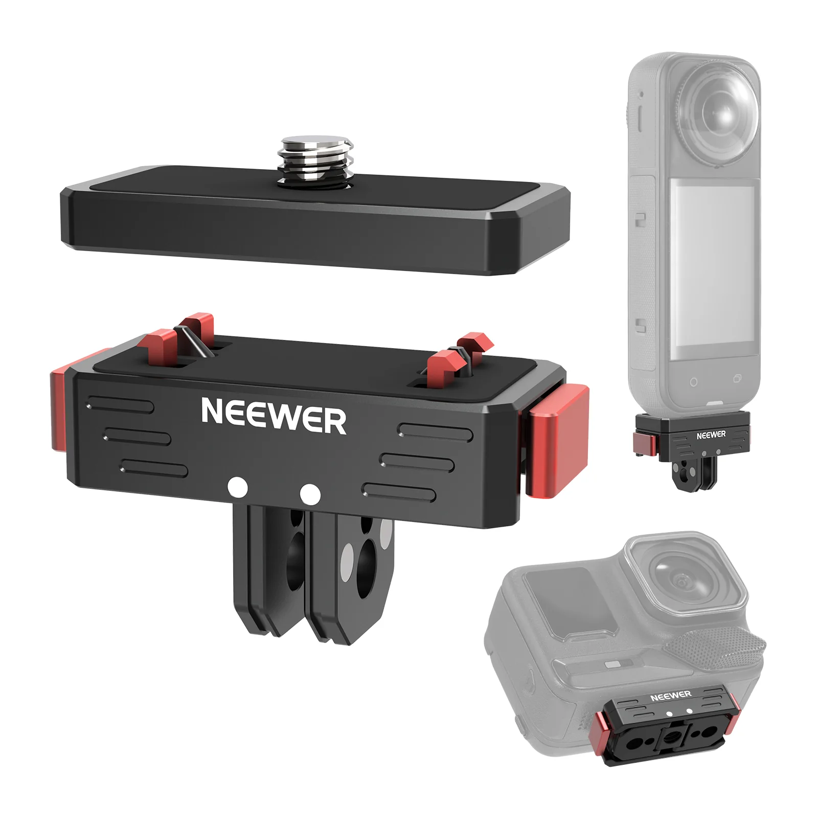 NEEWER GP-88/GP-87 magnetische Schnellwechsel-Halterung für Insta360