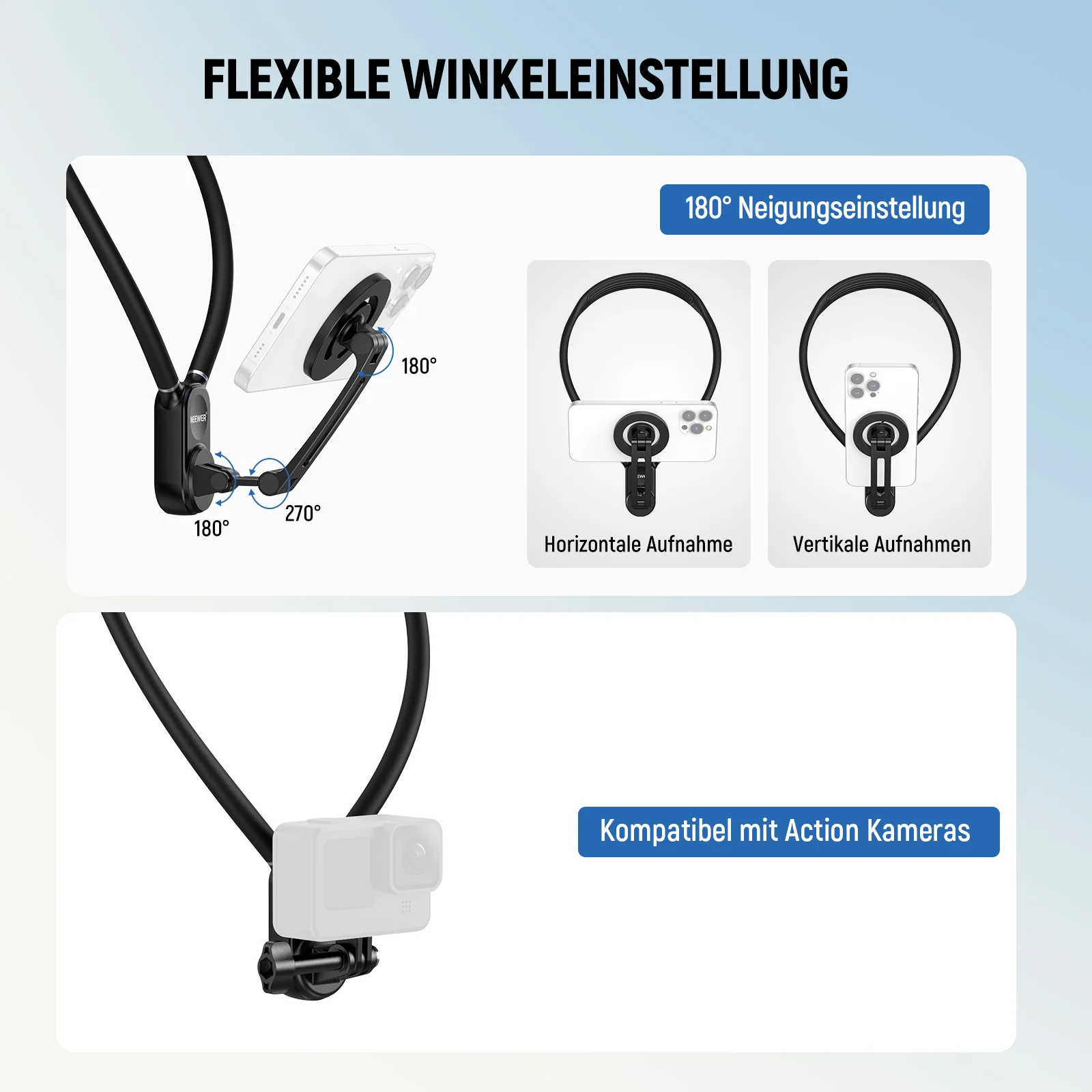 NEEWER GP-16 Magnetische Handy-Halshalterung - Image 3