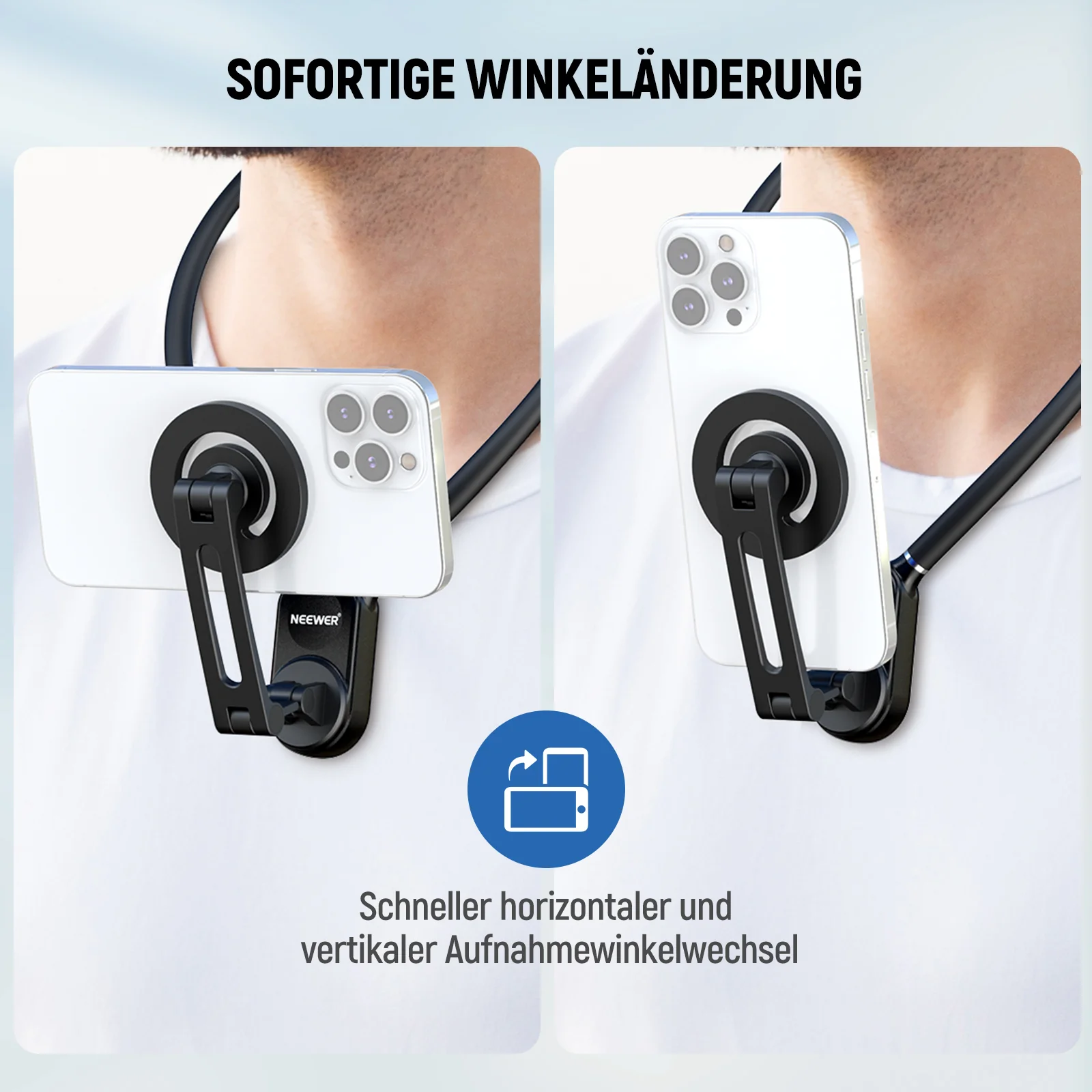 NEEWER GP-16 Magnetische Handy-Halshalterung - Image 4