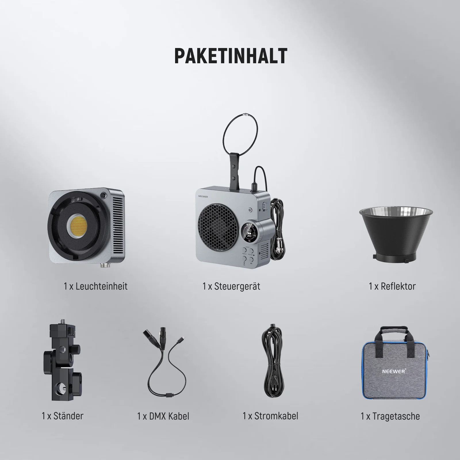 NEEWER HS200B 280W Tragbares LED-Videoleuchte - Image 9