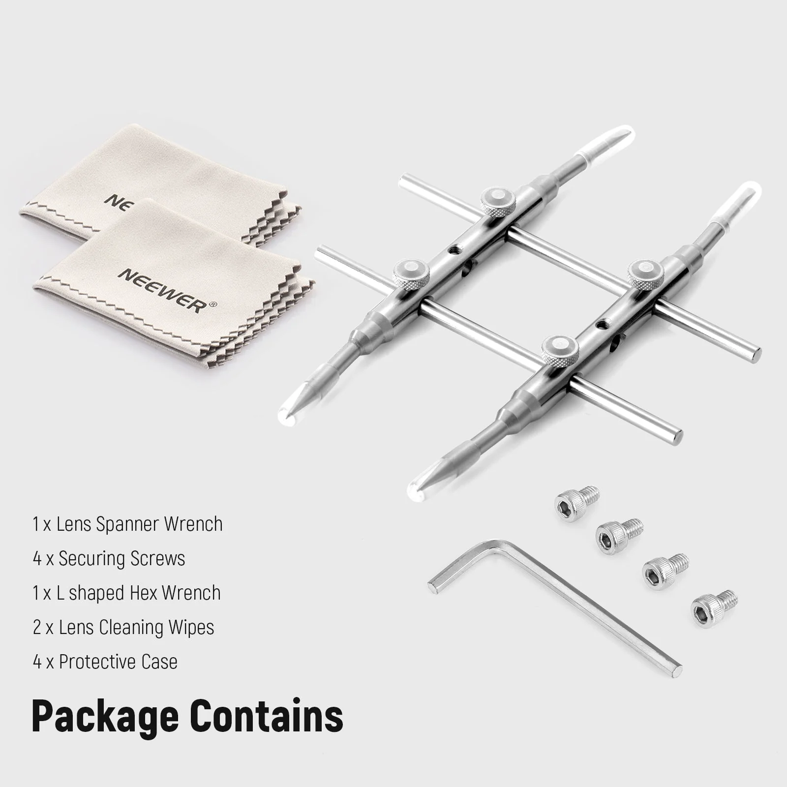 Neewer HW-05 Professionelle Objektiv Spannschlüssel Reparatur Öffnungs-Werkzeug - Image 9