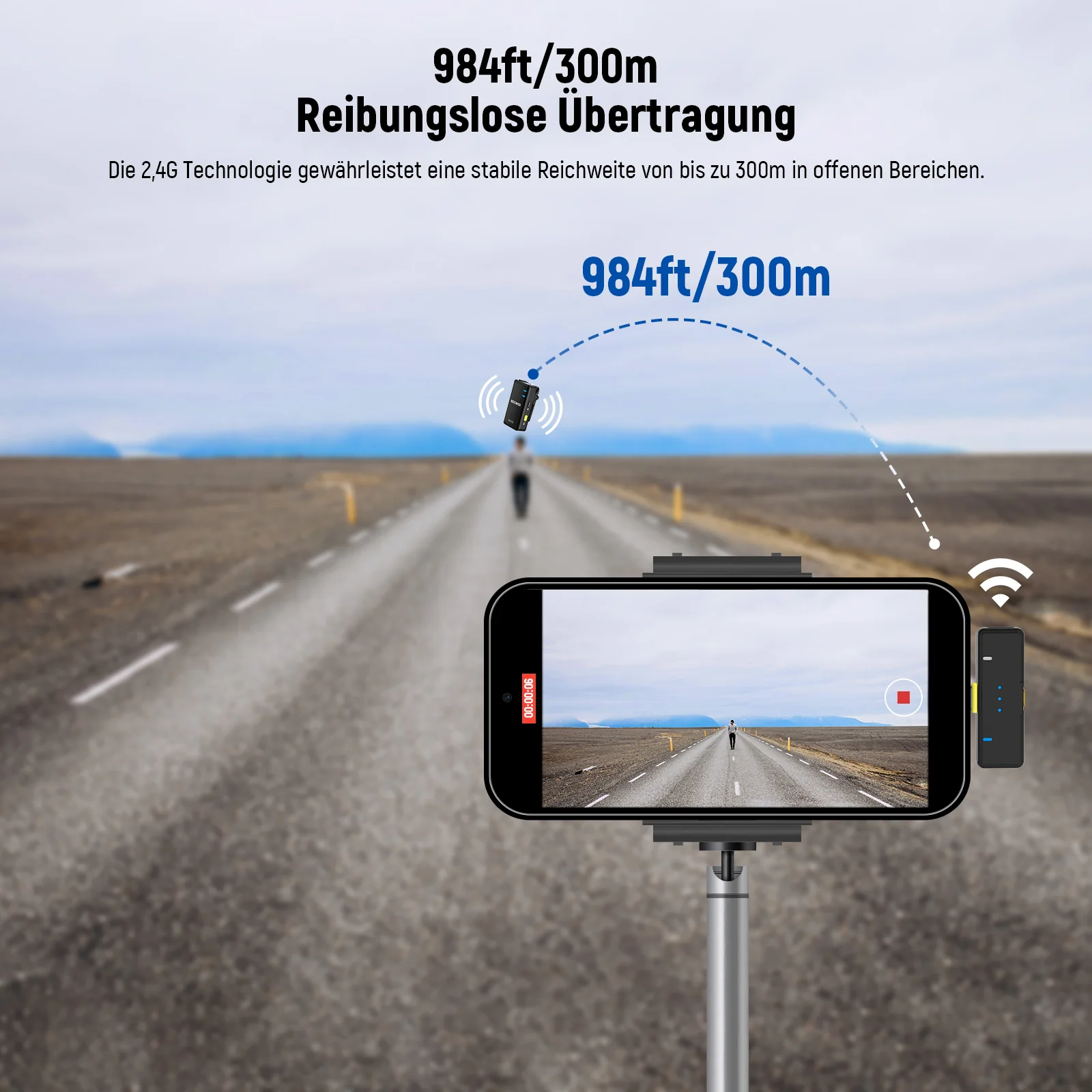 NEEWER KM15 USB C Drahtloses Lavalier Mikrofon Set - Image 6