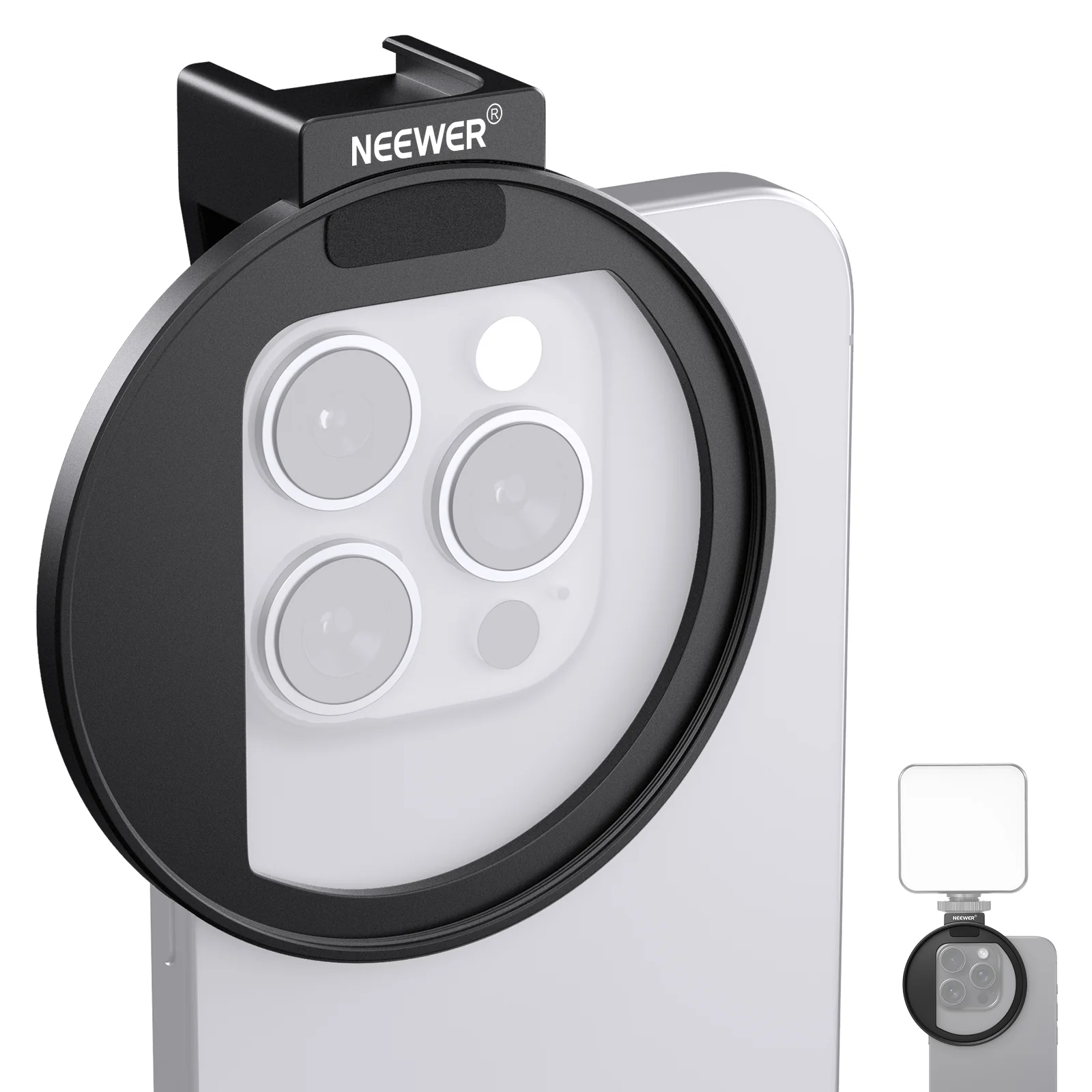 NEEWER LA006 Verbesserte 67mm Handy Filter Halterung Adapter