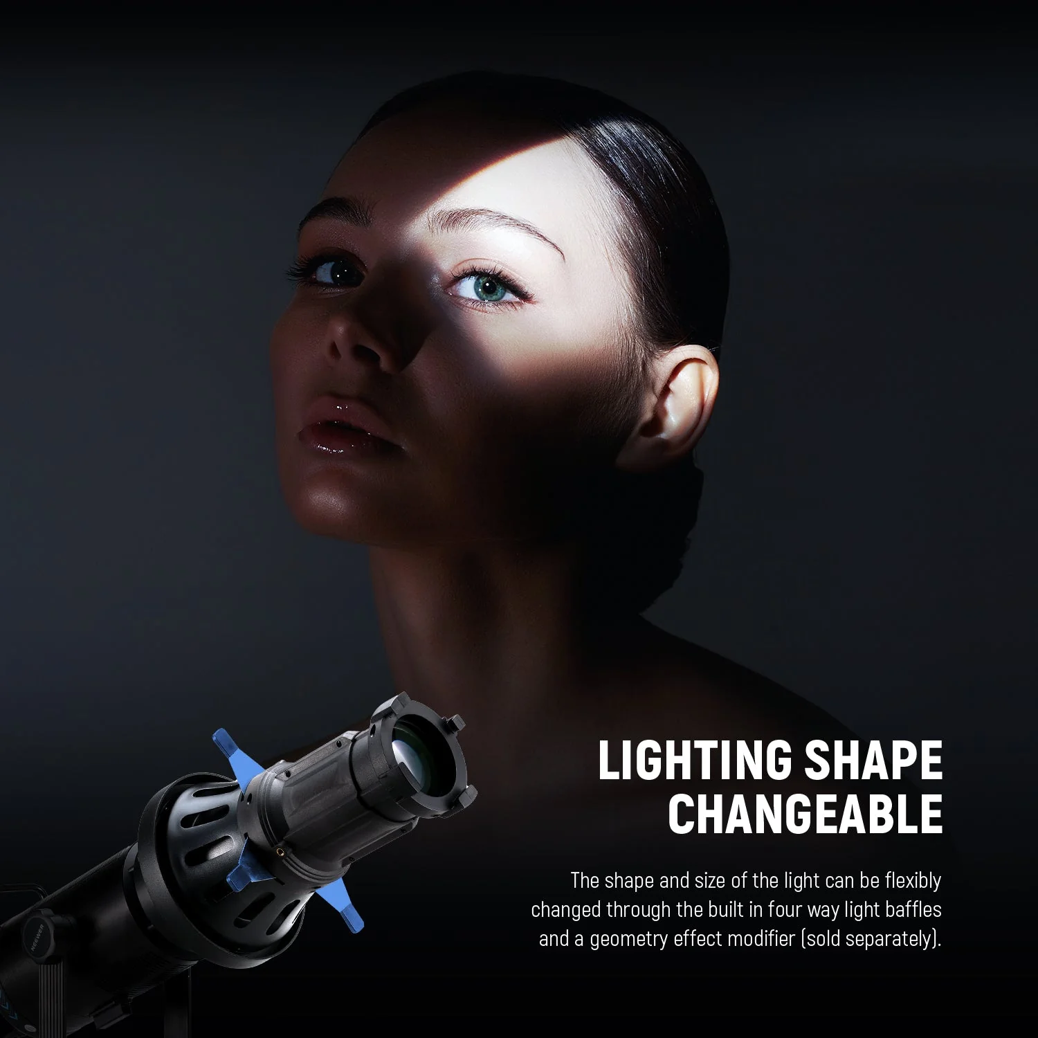 NEEWER LS-39 Spotlight Snoot mit 20° Bowens Mount Projektionsobjektiv - Image 6