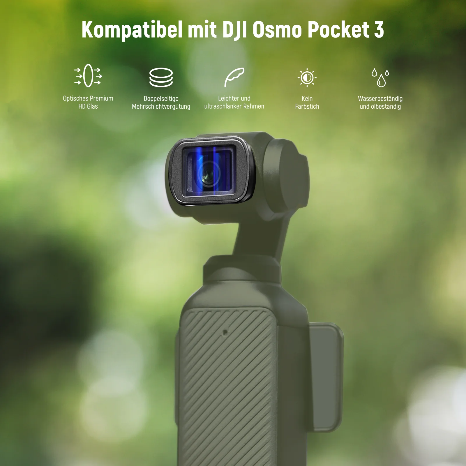 NEEWER LS-44 Pro 1.2X Blaues Anamorphot-Objektiv für DJI Osmo Pocket 3 / Pocket 4 & Xtra Muse - Image 2