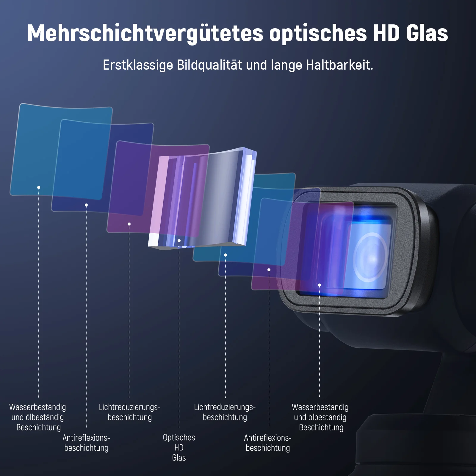 NEEWER LS-44 Pro 1.2X Blaues Anamorphot-Objektiv für DJI Osmo Pocket 3 / Pocket 4 & Xtra Muse - Image 6