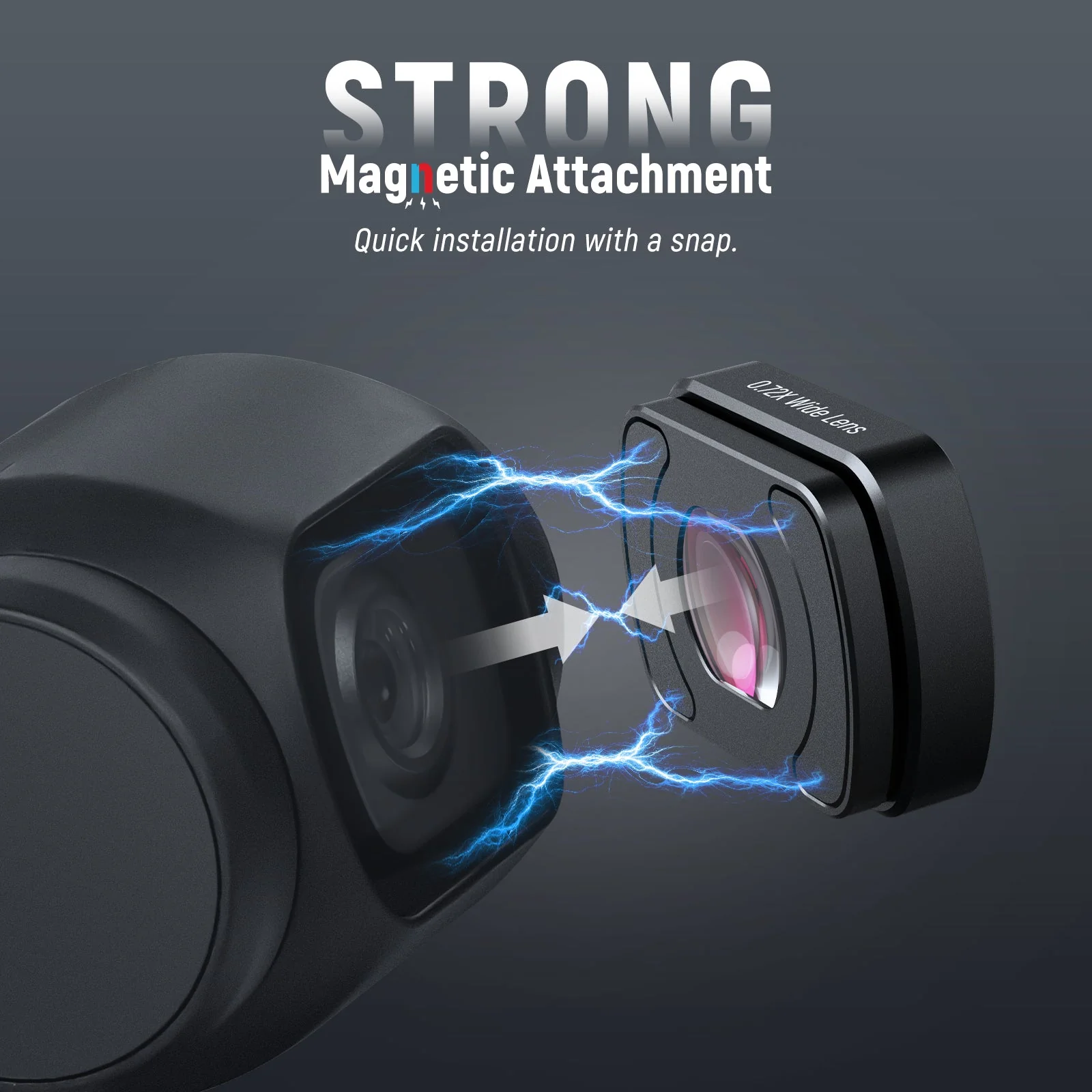 NEEWER LS-70 112° FOV 0.72X Weitwinkelobjektiv für DJI Osmo Pocket 3/Pocket 4 & Xtra Muse - Image 6