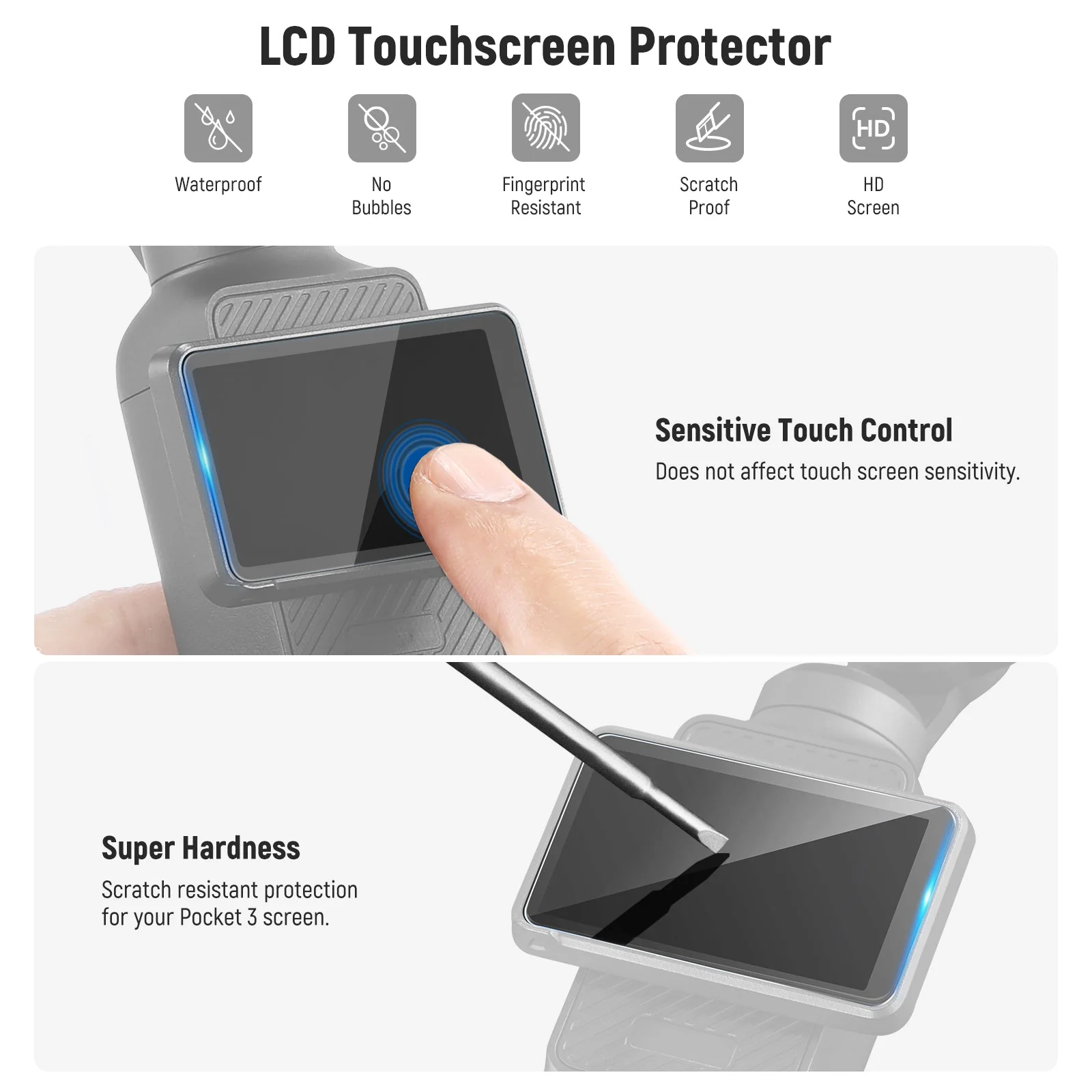 NEEWER LS-70 112° FOV 0.72X Weitwinkelobjektiv für DJI Osmo Pocket 3/Pocket 4 & Xtra Muse - Image 8