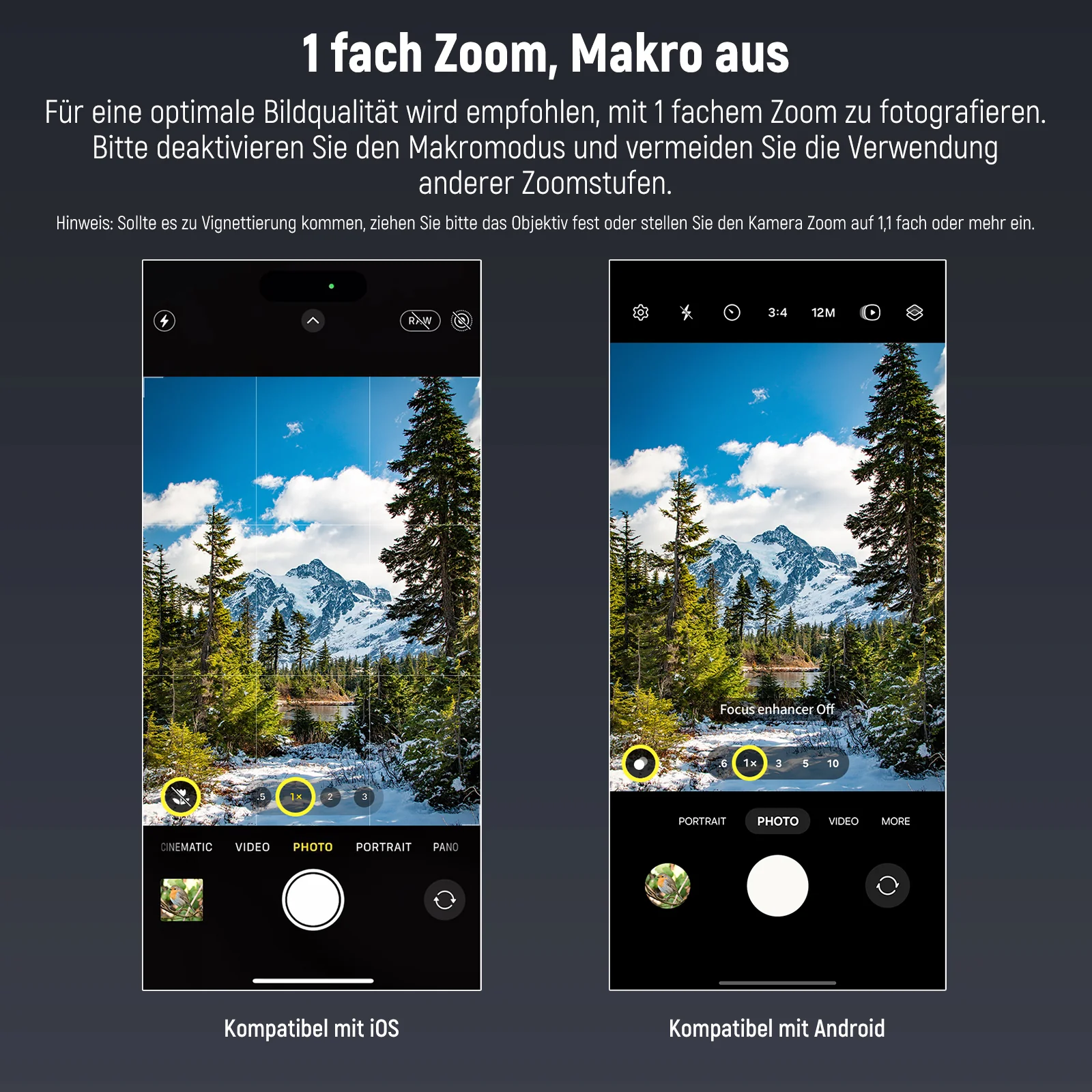 NEEWER LS-72 100° FOV 18mm Weitwinkelobjektiv mit 17mm Gewinde Objektivclip - Image 9