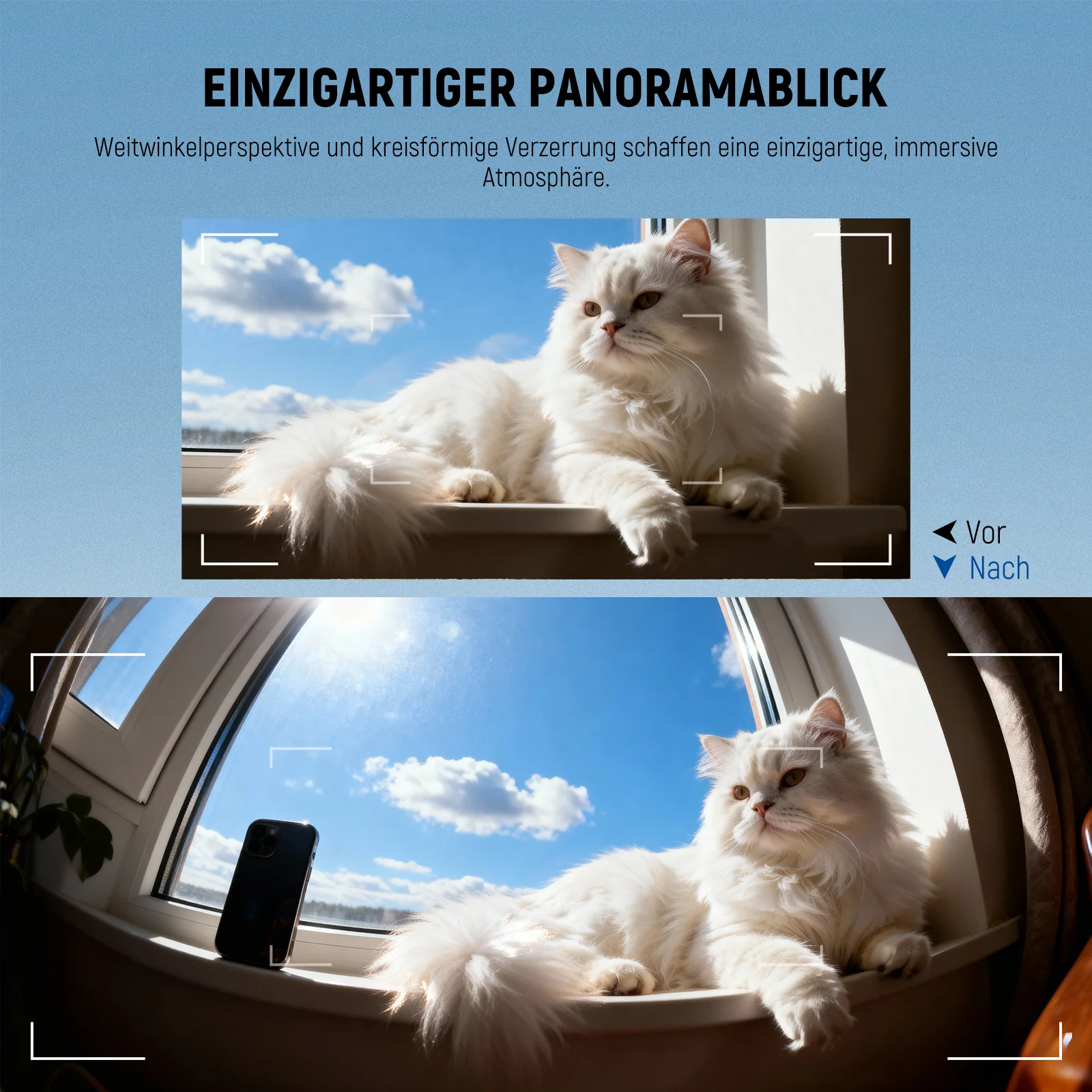 NEEWER LS-77 170° 14mm Fish Eye VR Objektiv mit Handy Objektiv Clip - Image 3