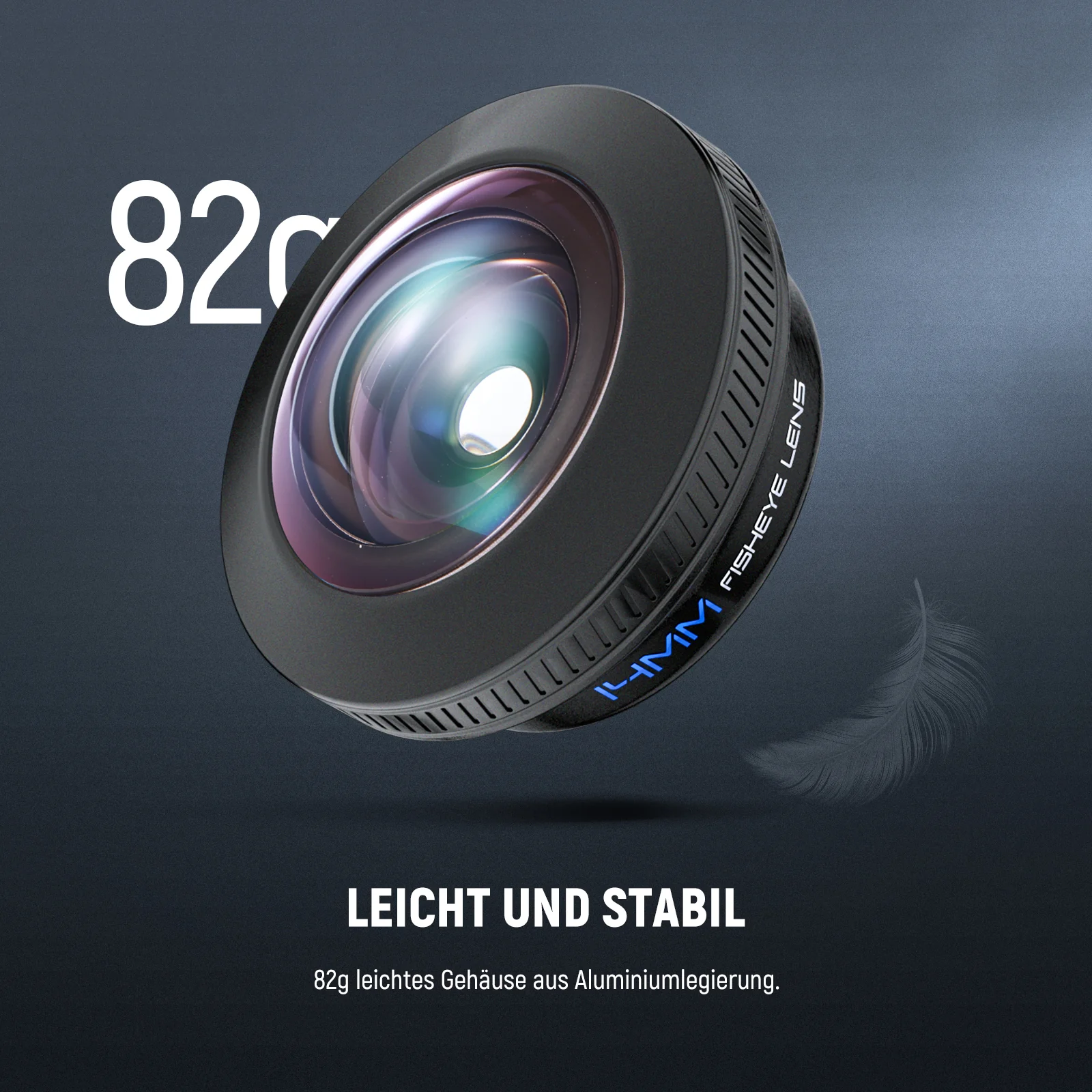 NEEWER LS-77 170° 14mm Fish Eye VR Objektiv mit Handy Objektiv Clip - Image 6