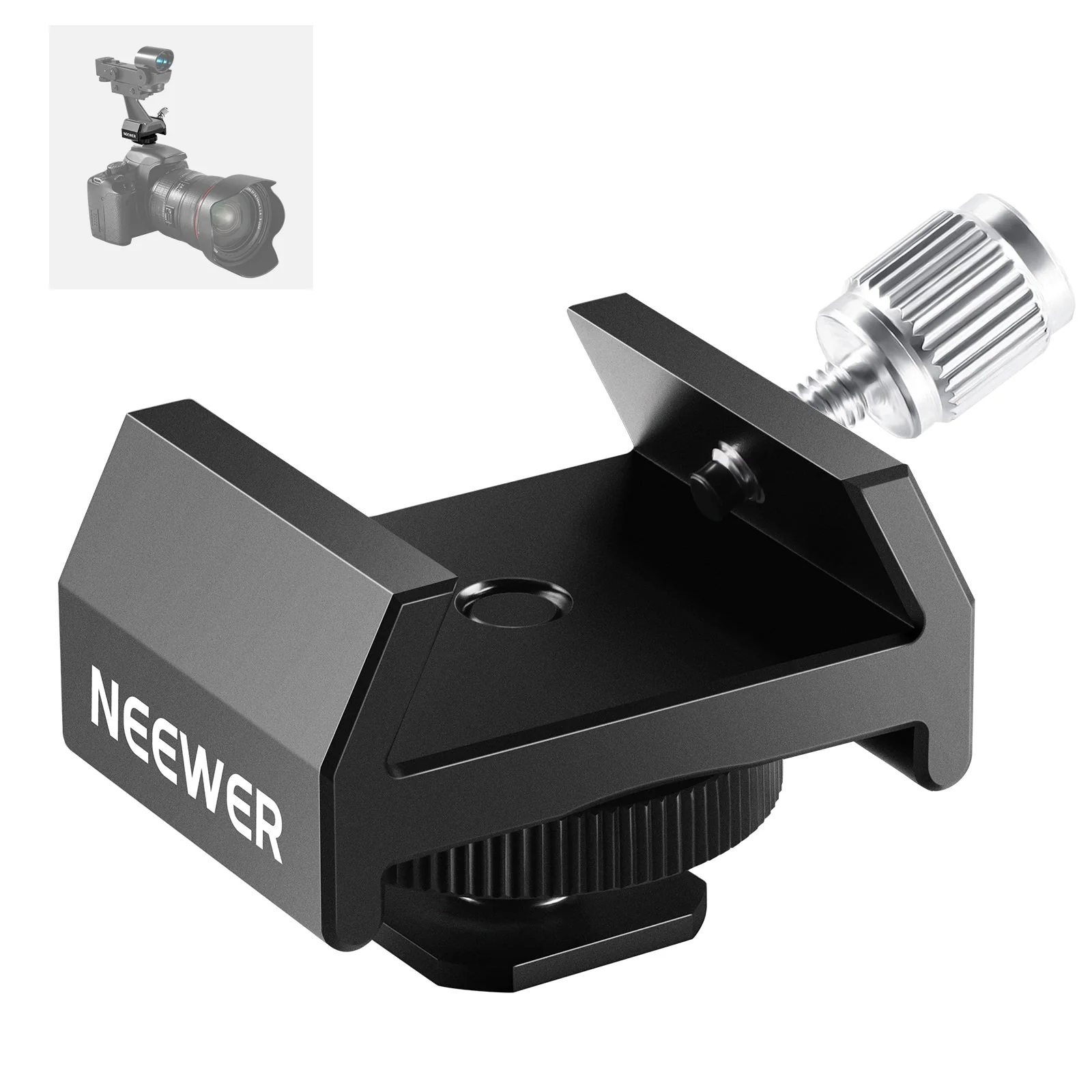 NEEWER LS-T16 Teleskop Sucherfernrohr Montageadapter aus Metall