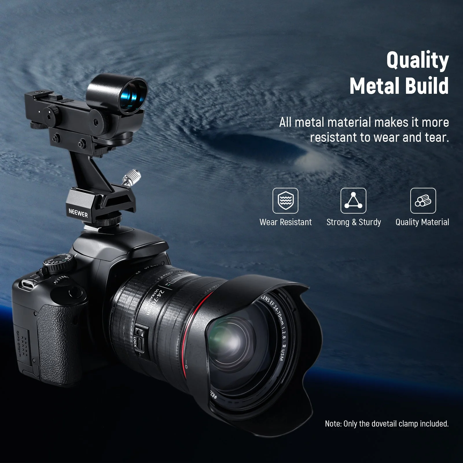 NEEWER LS-T16 Teleskop Sucherfernrohr Montageadapter aus Metall - Image 3