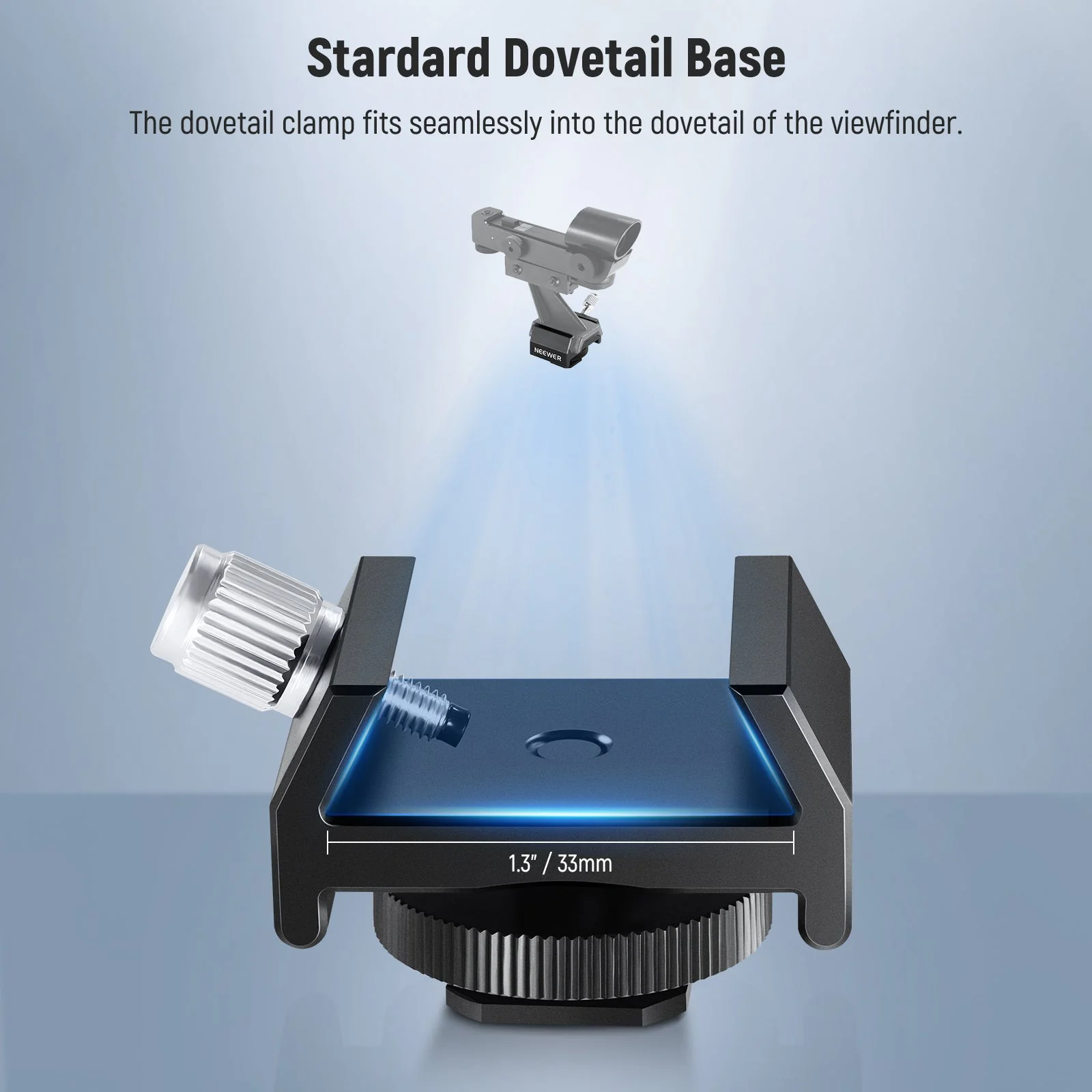NEEWER LS-T16 Teleskop Sucherfernrohr Montageadapter aus Metall - Image 4