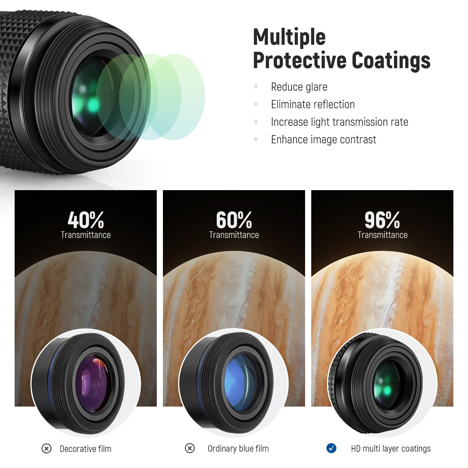 NEEWER LS-T22 Zoom Teleskop Okular - Image 4