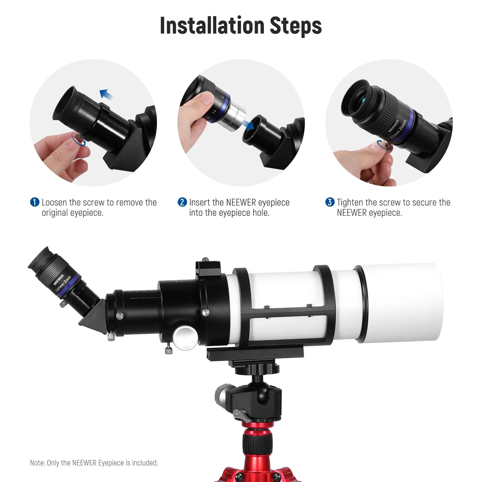 NEEWER LS-T22 Zoom Teleskop Okular - Image 9
