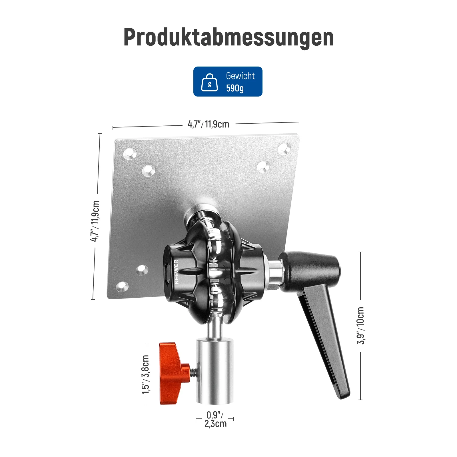 NEEWER MA001/MA003 Monitorhalterungs-Adapter mit VESA Halterung - Image 8