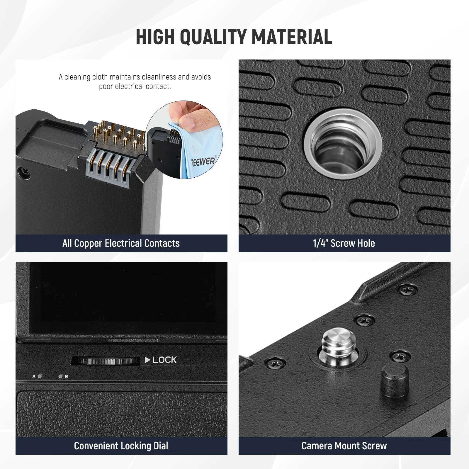 NEEWER MB-N11 Vertikaler Batteriegriff mit 2Stk. EN-EL15c Ersatzbatterien - Image 8