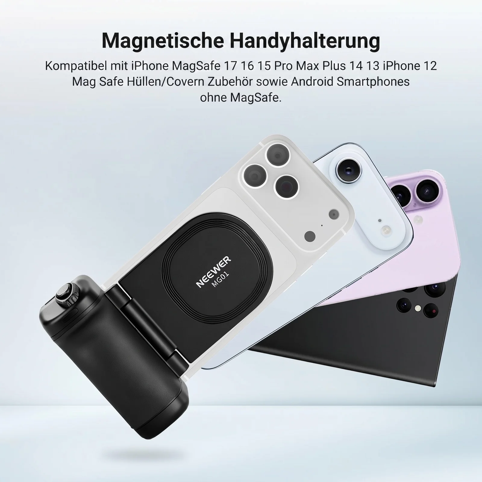 NEEWER MG01 Magnetischer Handy Kamera Griff - Image 3