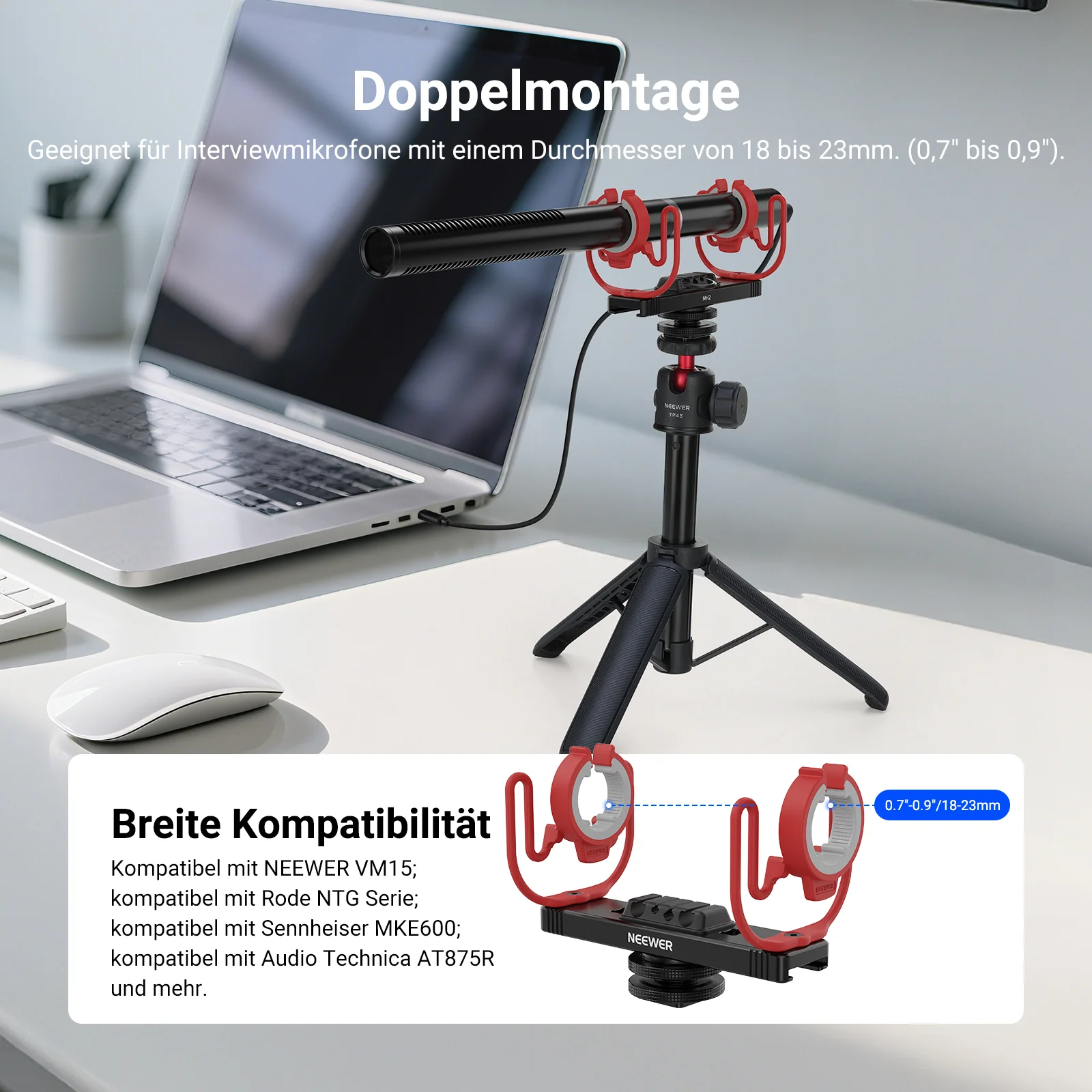 NEEWER MH2 Mikrofon Shock Mount - Image 5