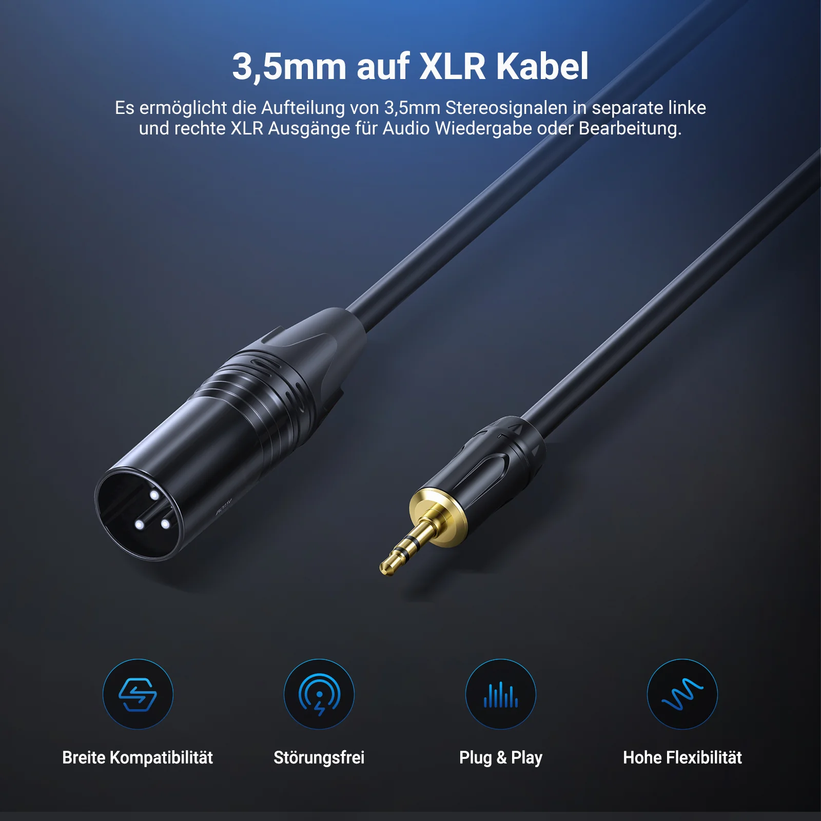 NEEWER MS023 3,5mm auf XLR Kabel - Image 11