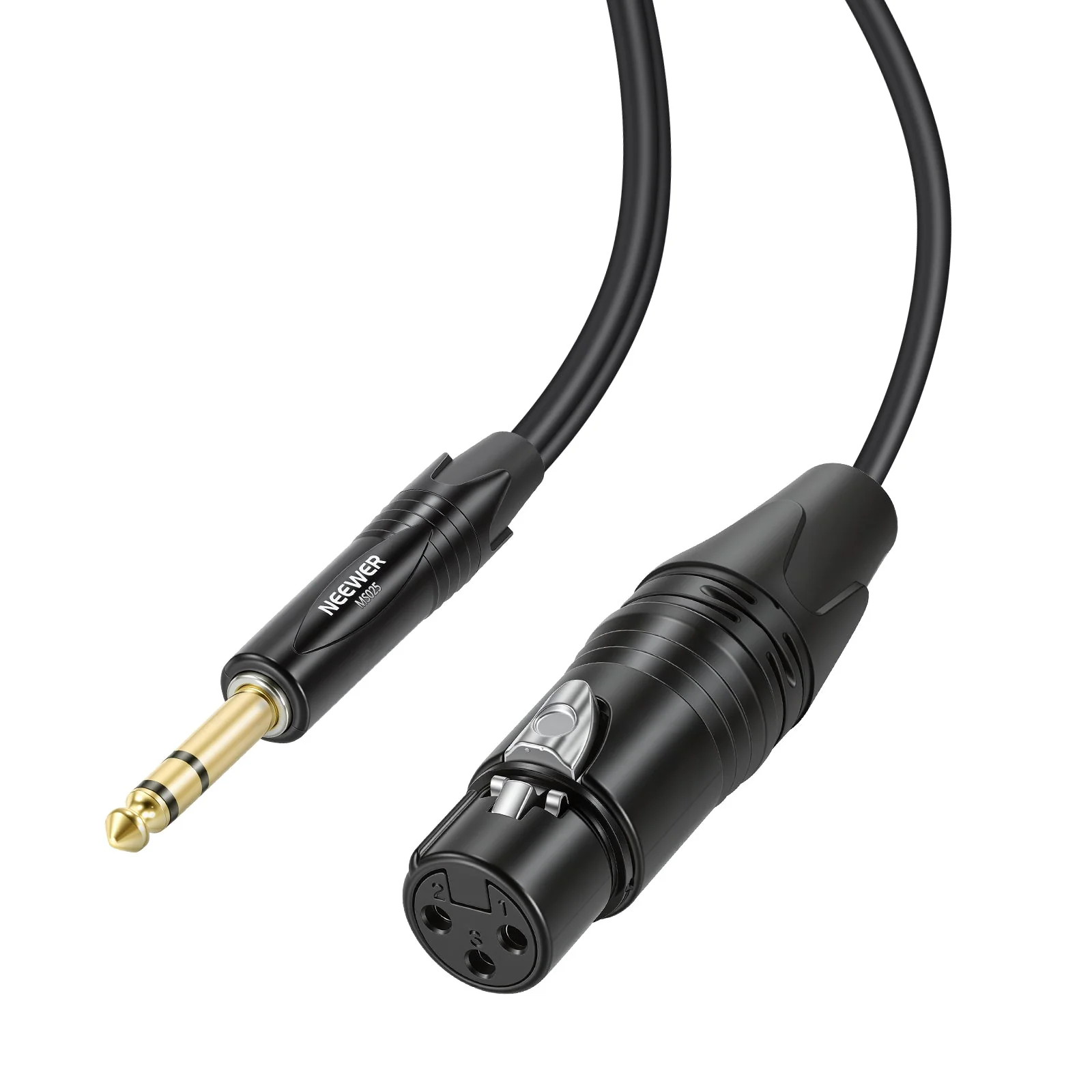 NEEWER MS025 6,35mm 1/4 Zoll TRS auf XLR Buchse Kabel