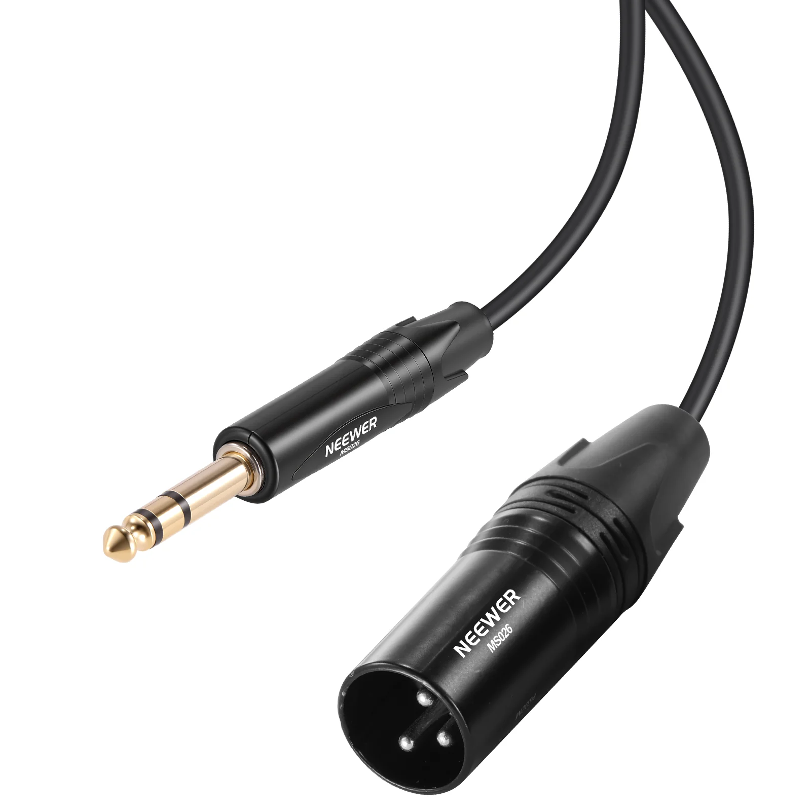 NEEWER MS026 6,35 mm 1/4 TRS auf XLR Male Kabel
