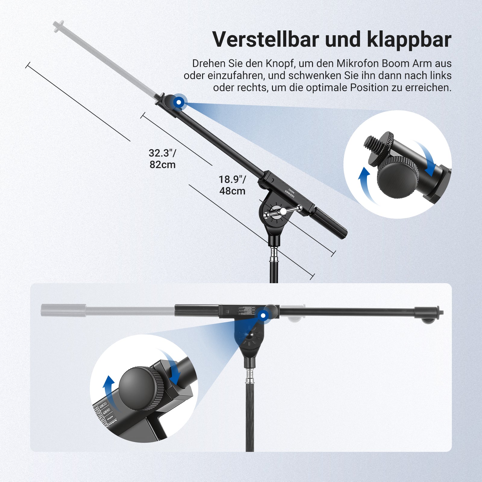 NEEWER MS041 Mikrofon Boom Arm - Image 2