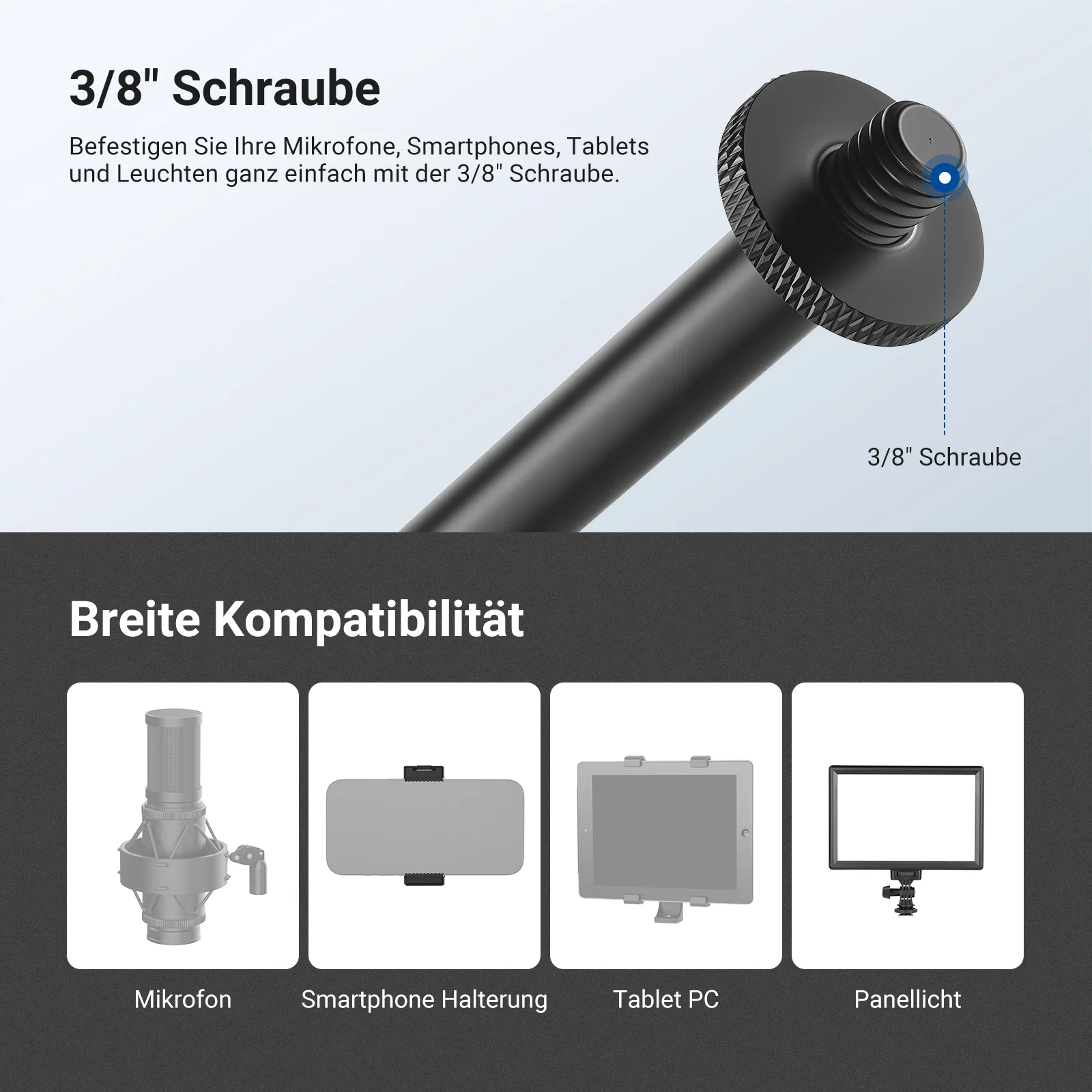 NEEWER MS041 Mikrofon Boom Arm - Image 3
