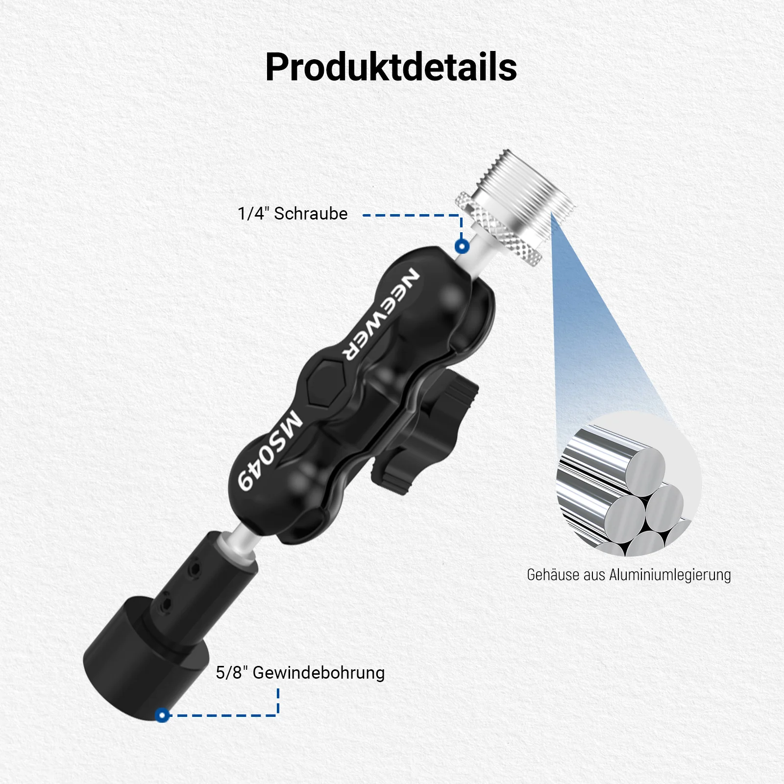NEEWER MS049 Mikrofonhalter Adapter - Image 3
