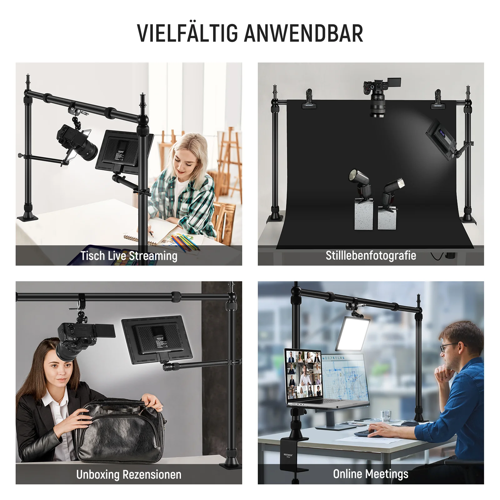 NEEWER NK002 Tischhalterung Kamera-Rig für Überkopf-Aufnahmen - Image 8