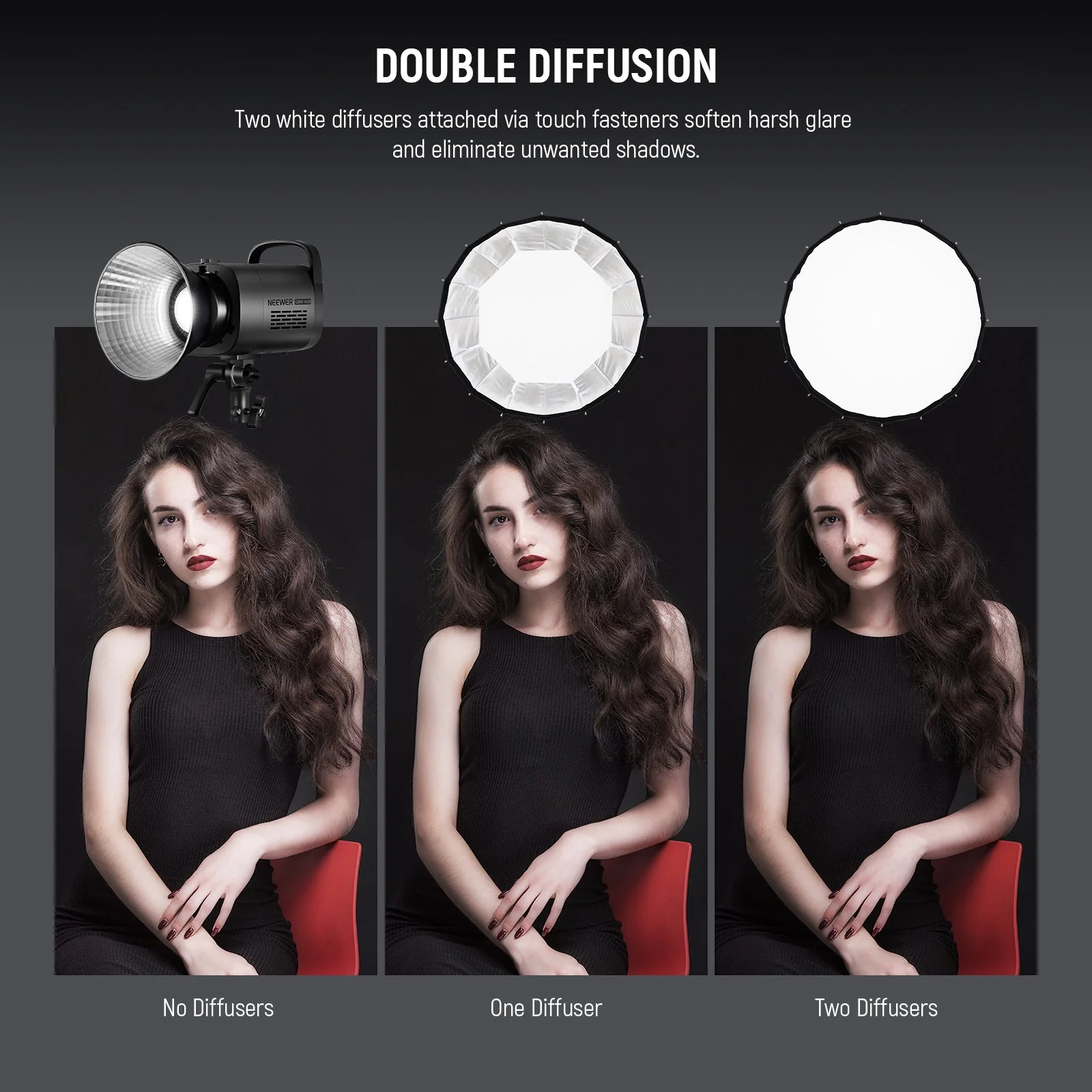 NEEWER NS55P/NS70P/NS90P/NS120P Parabolische Softbox - Image 5