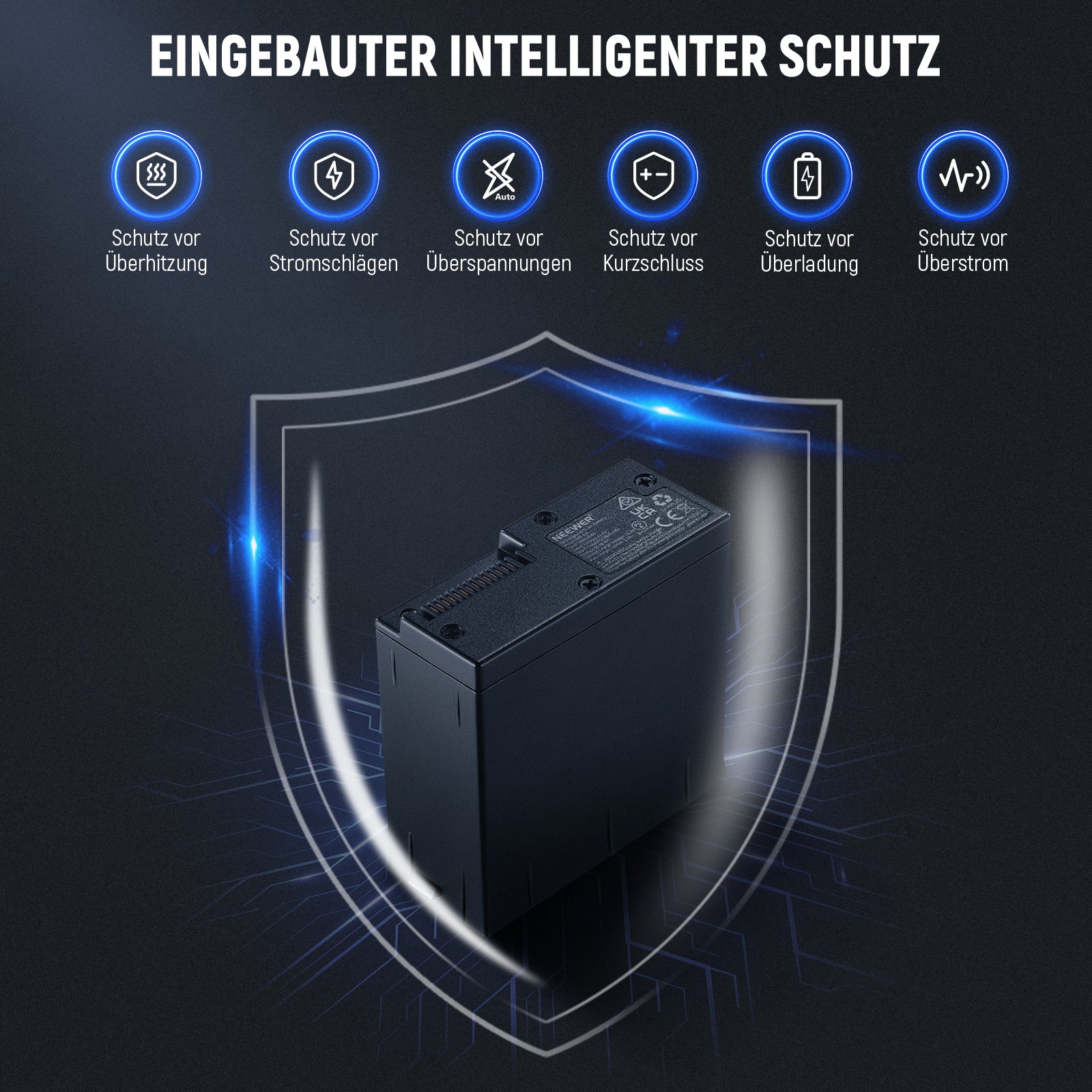NEEWER NT-Q4 Dummy Akku Set für Q4/Q4PRO Blitzgerät - Image 3