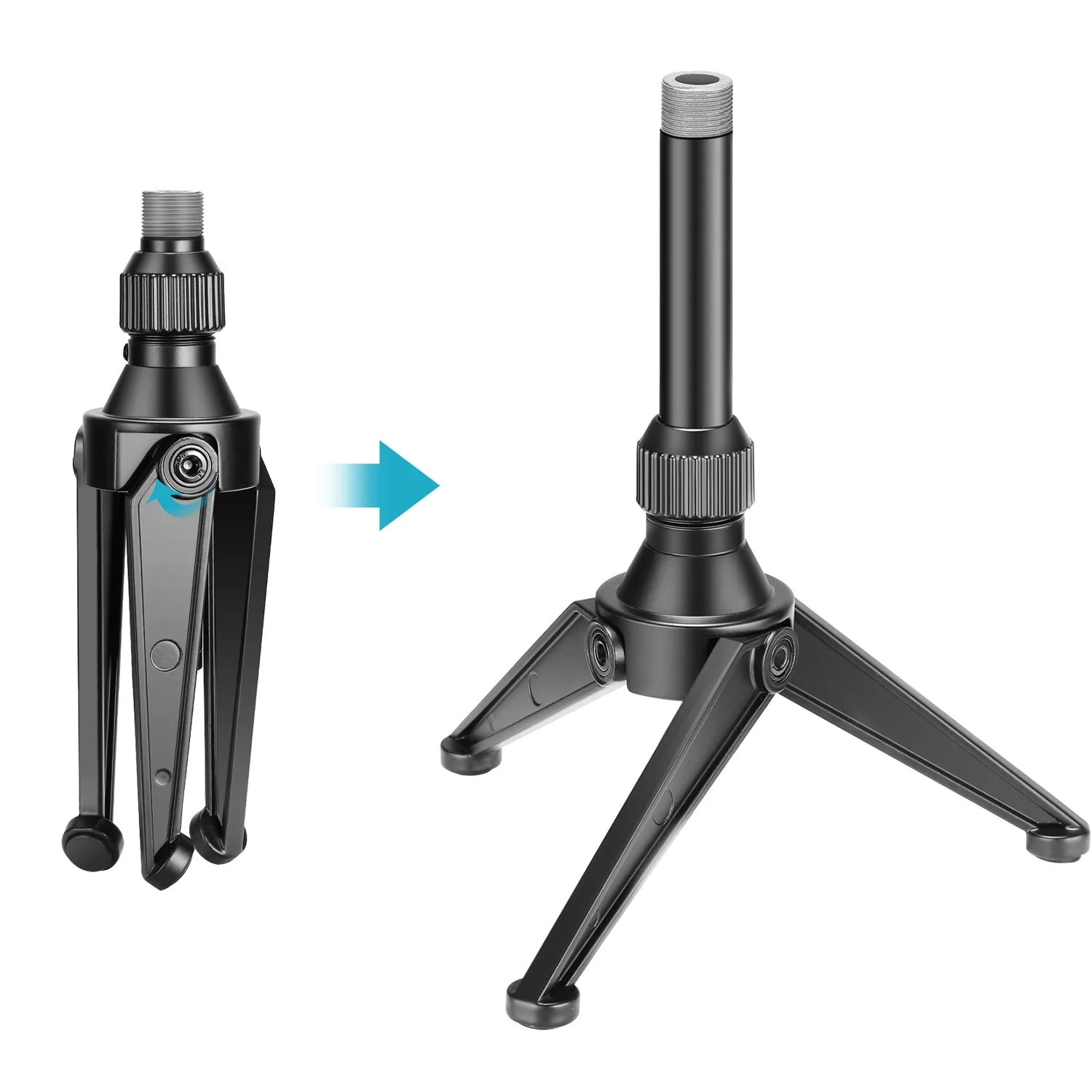 NEEWER NW-050 Faltbarer Mini Schreibtisch Mikrofonständer aus Eisen - Image 8