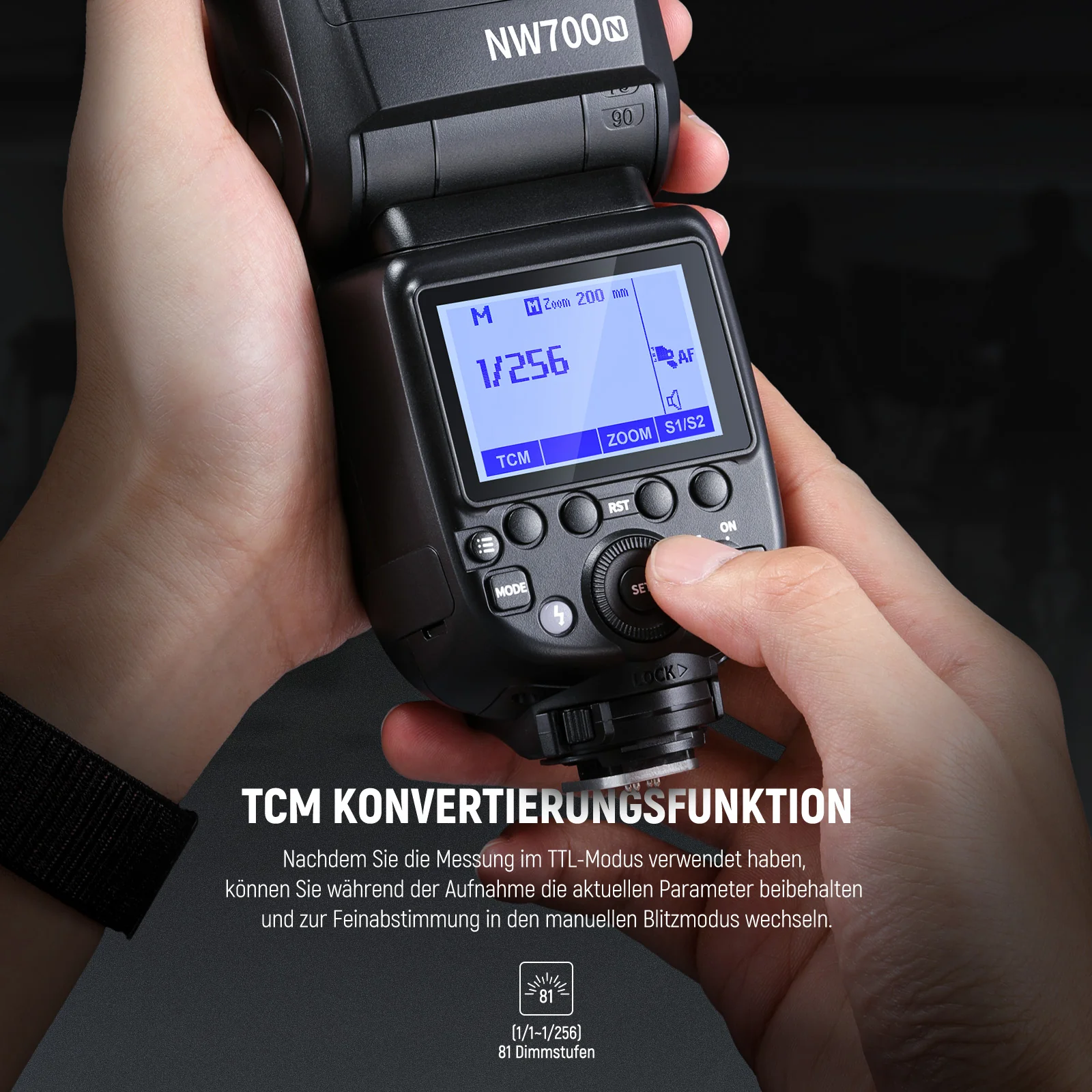 NEEWER NW700-N Blitz TTL Speedlite Kompatibel mit Nikon - Image 3