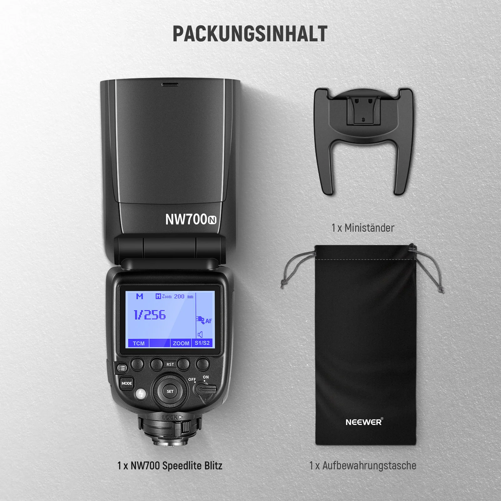 NEEWER NW700-N Blitz TTL Speedlite Kompatibel mit Nikon - Image 9
