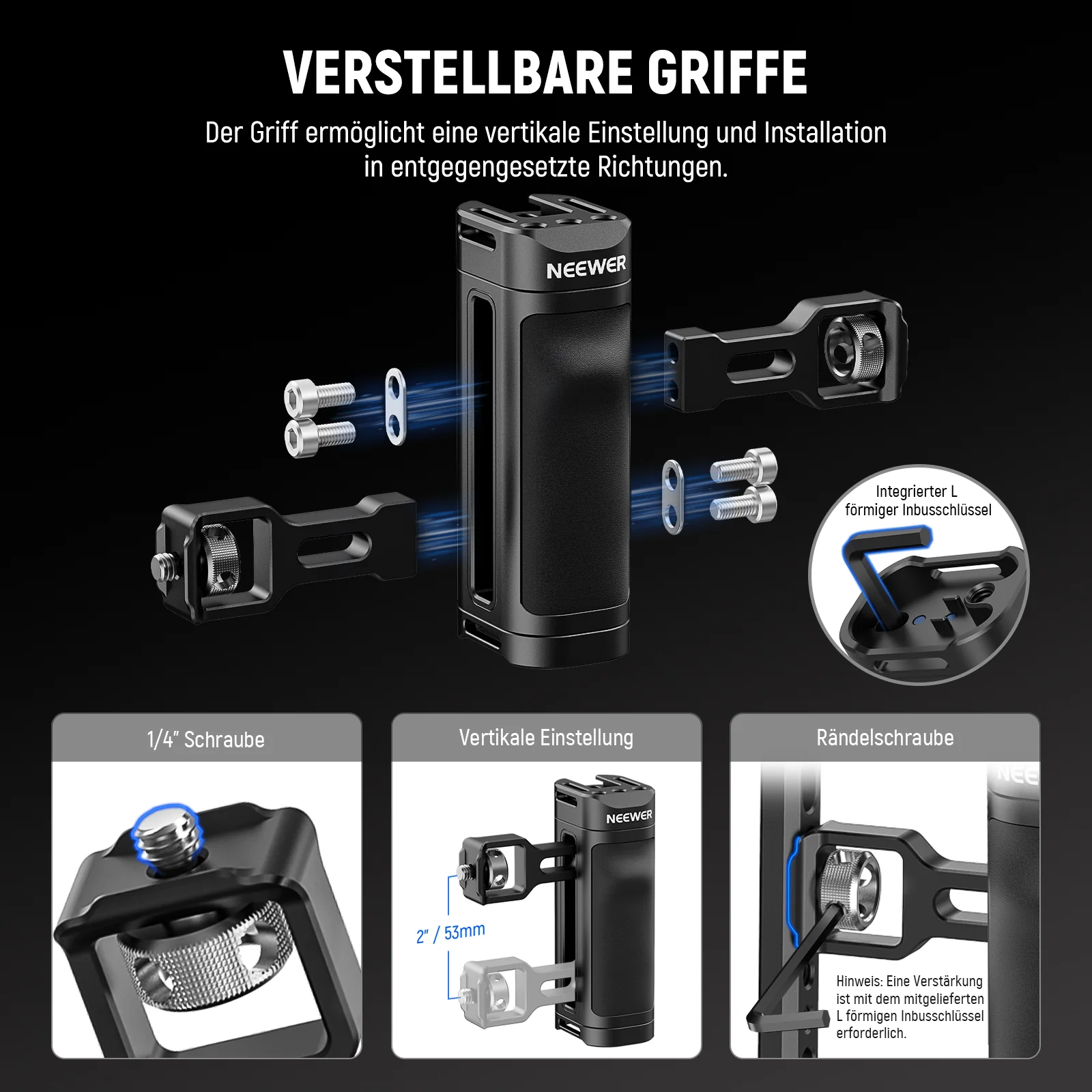 NEEWER PA009E Universal Phone Cage Video Rig - Image 4