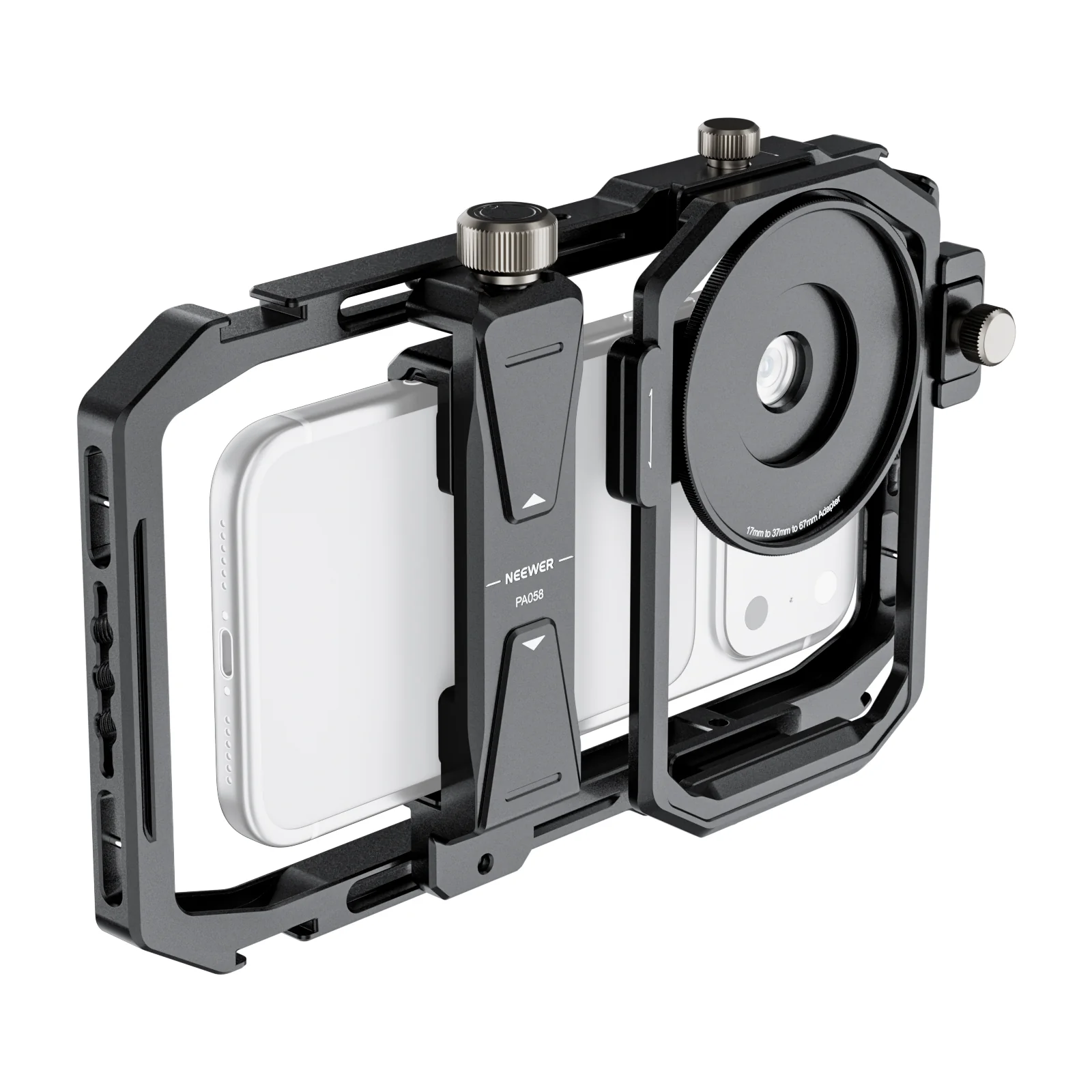 NEEWER PA058 Universal Käfig Cage mit 67mm Filteradapter & Kaltgeräteschuhen