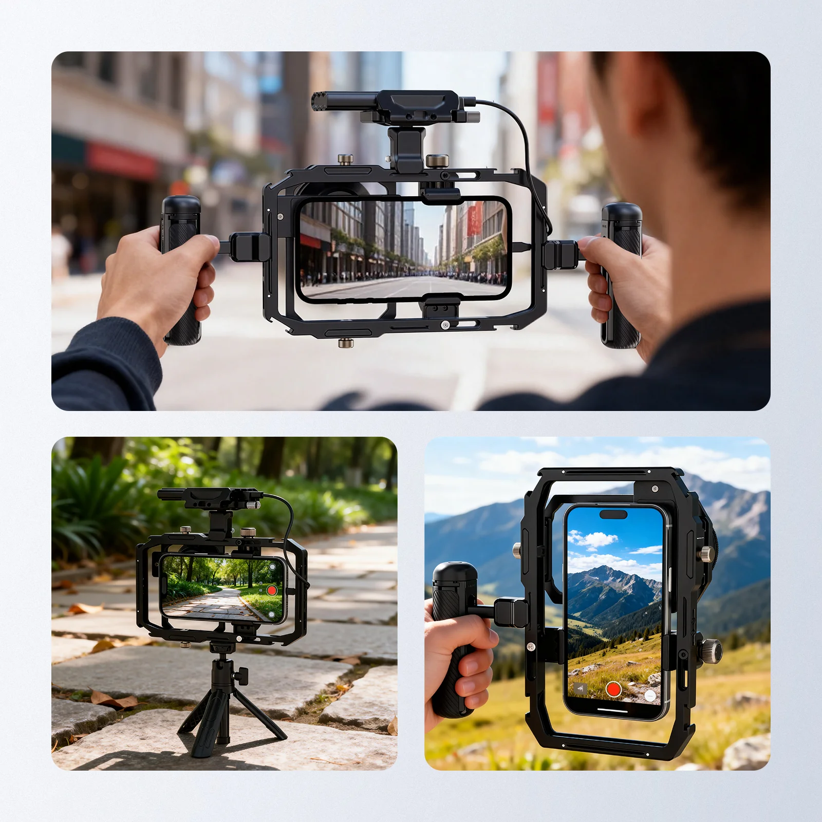 NEEWER PA058 Universal Käfig Cage mit 67mm Filteradapter & Kaltgeräteschuhen - Image 7