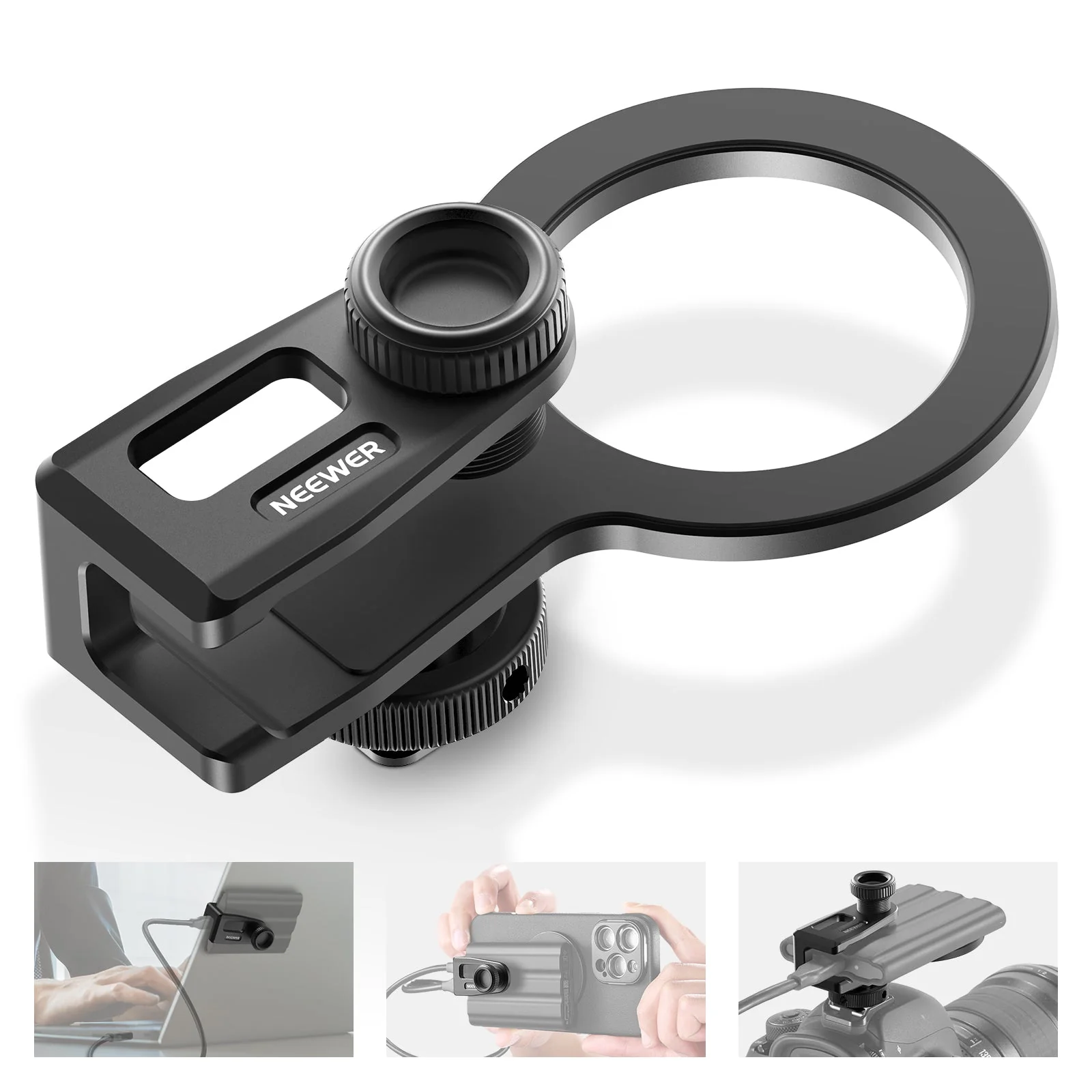 NEEWER PA085 SSD Halterung mit abnehmbarem Cold Shoe