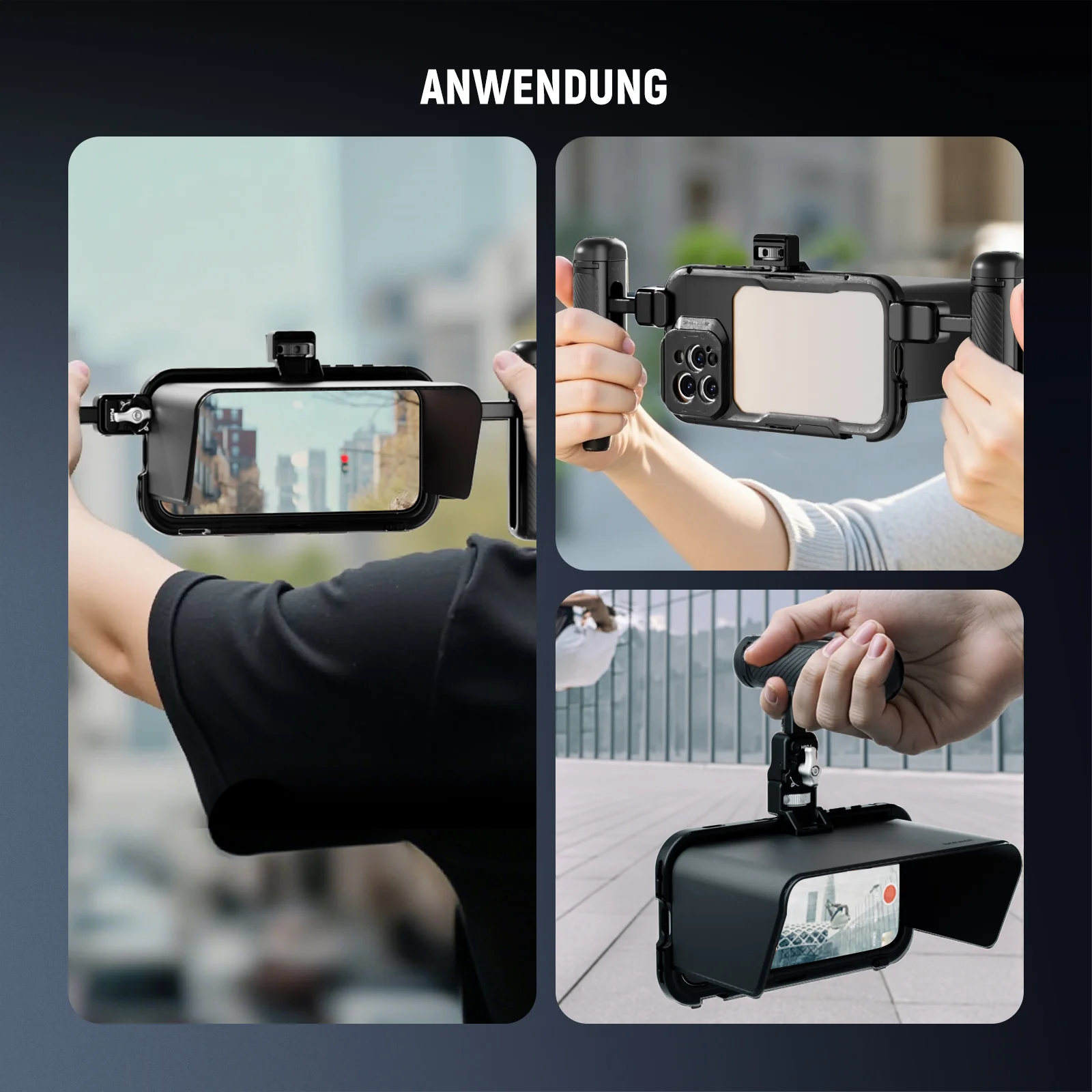 NEEWER PA093/PA094 Sonnenschutz für  iPhone 16 Pro/Pro Max Phone Cage - Image 13