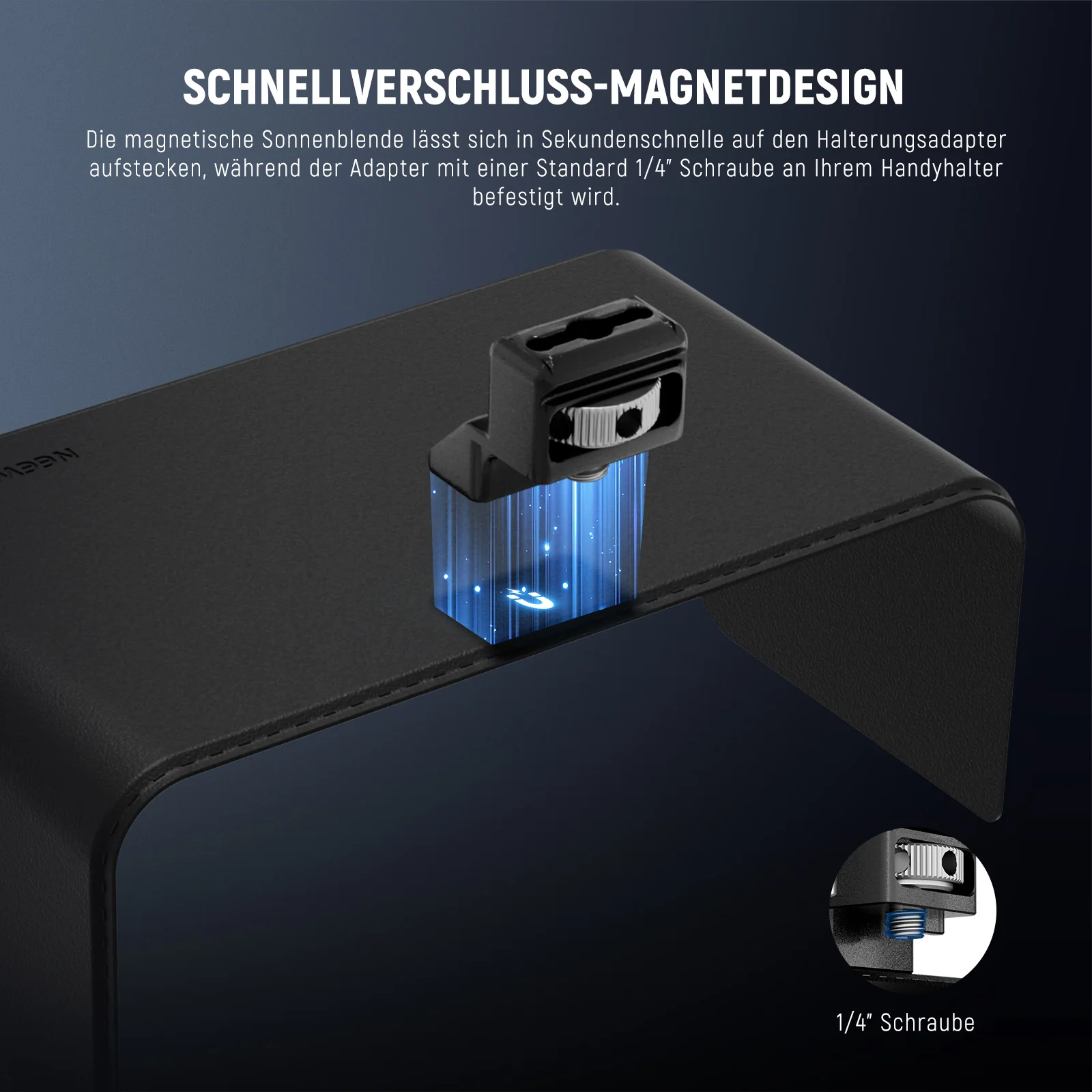 NEEWER PA093/PA094 Sonnenschutz für  iPhone 16 Pro/Pro Max Phone Cage - Image 3