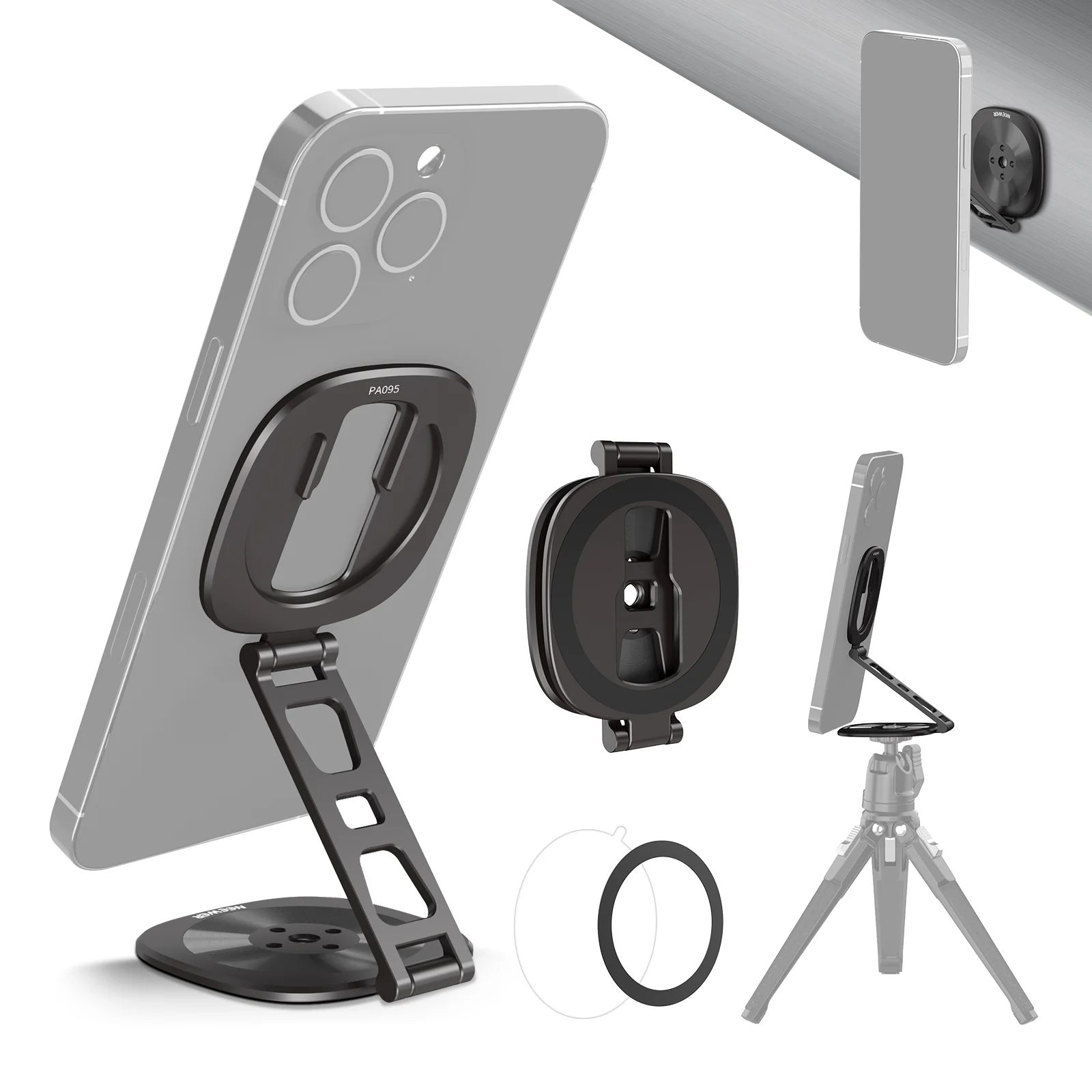 NEEWER PA095 Doppelseitige magnetische Handyhalterung